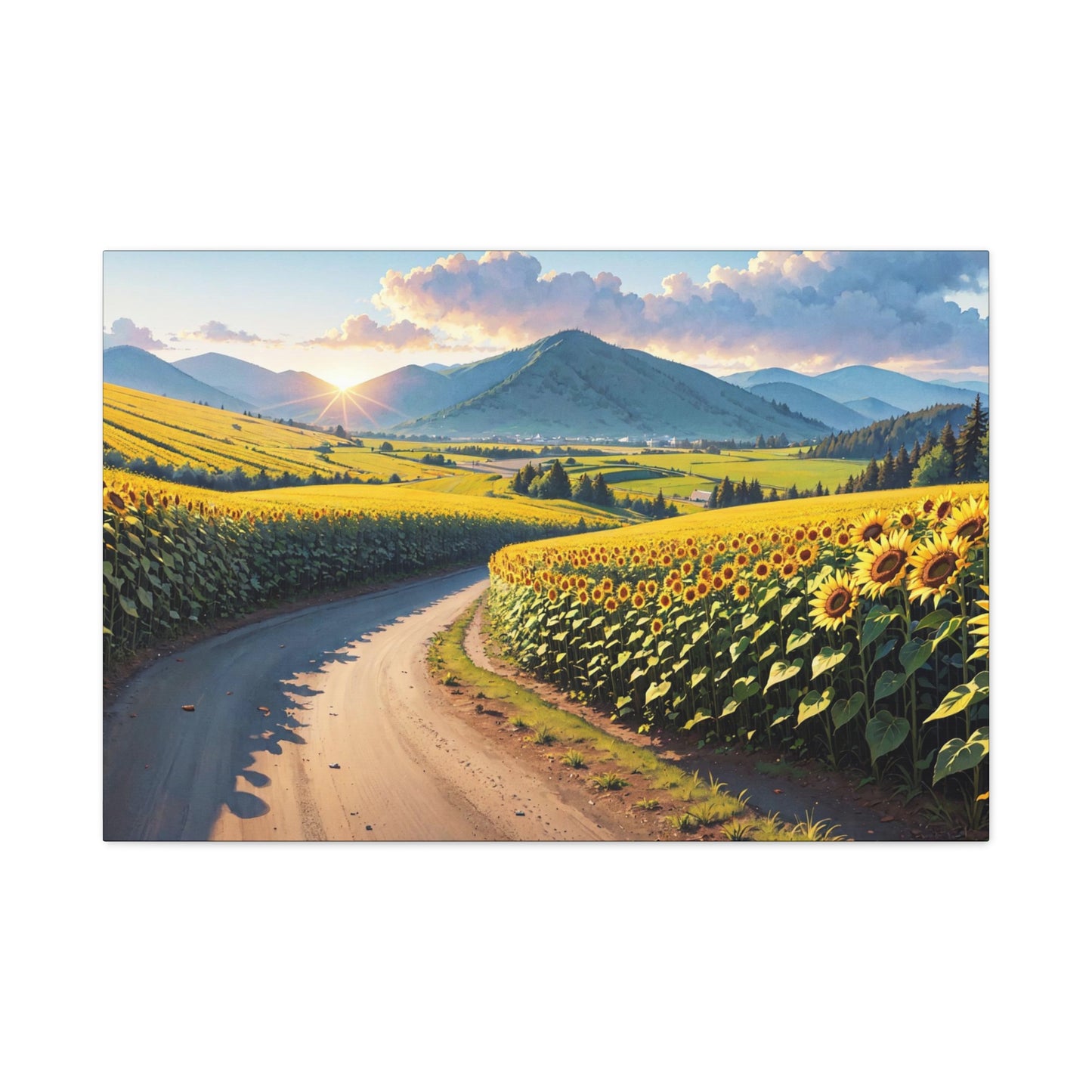 SunflowerAI Gen Matte Canvas, Stretched, 1.25"