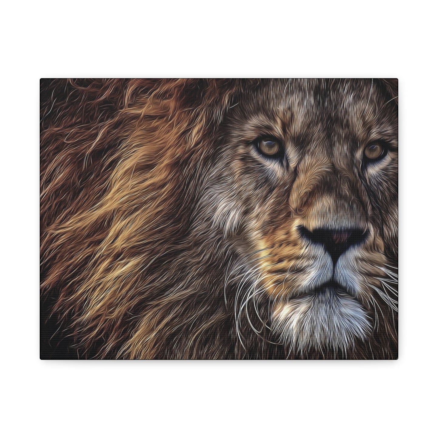 Lion Matte Canvas, Stretched, 1.25"