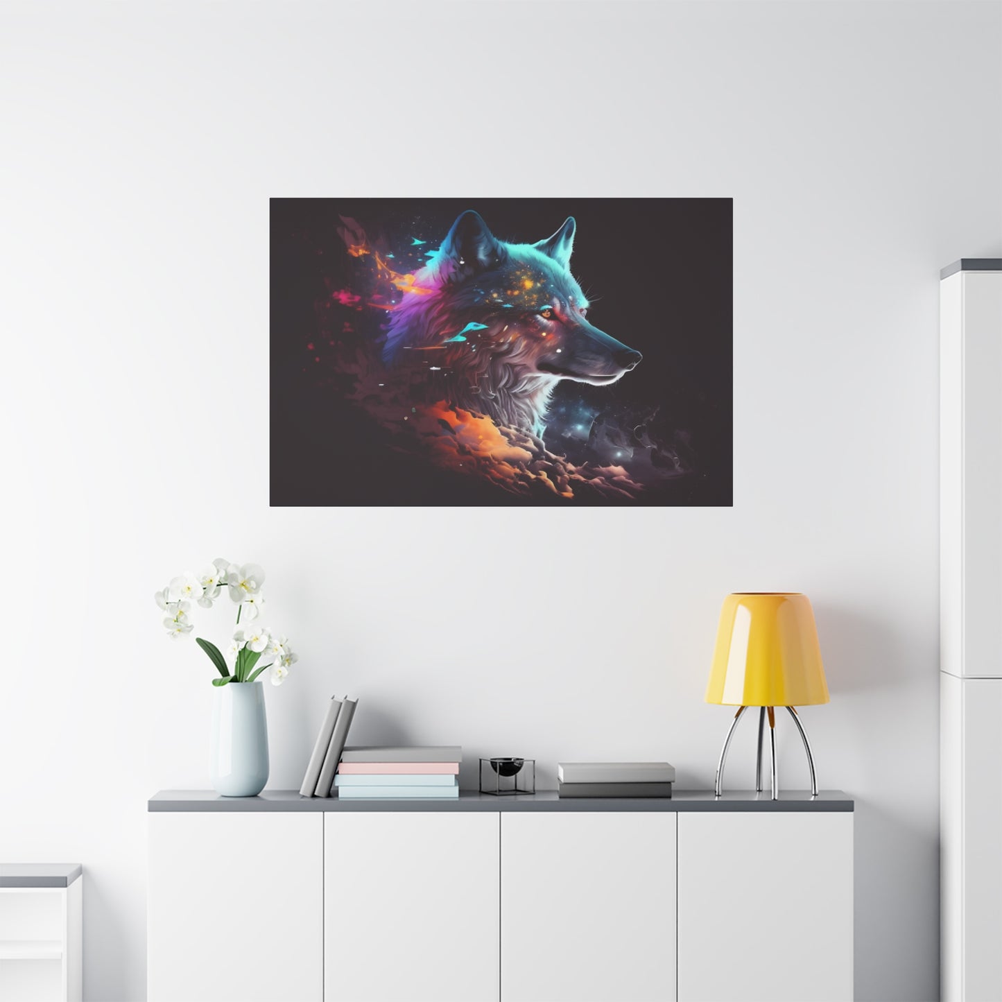 Wolf Matte Canvas, Stretched, 1.25"