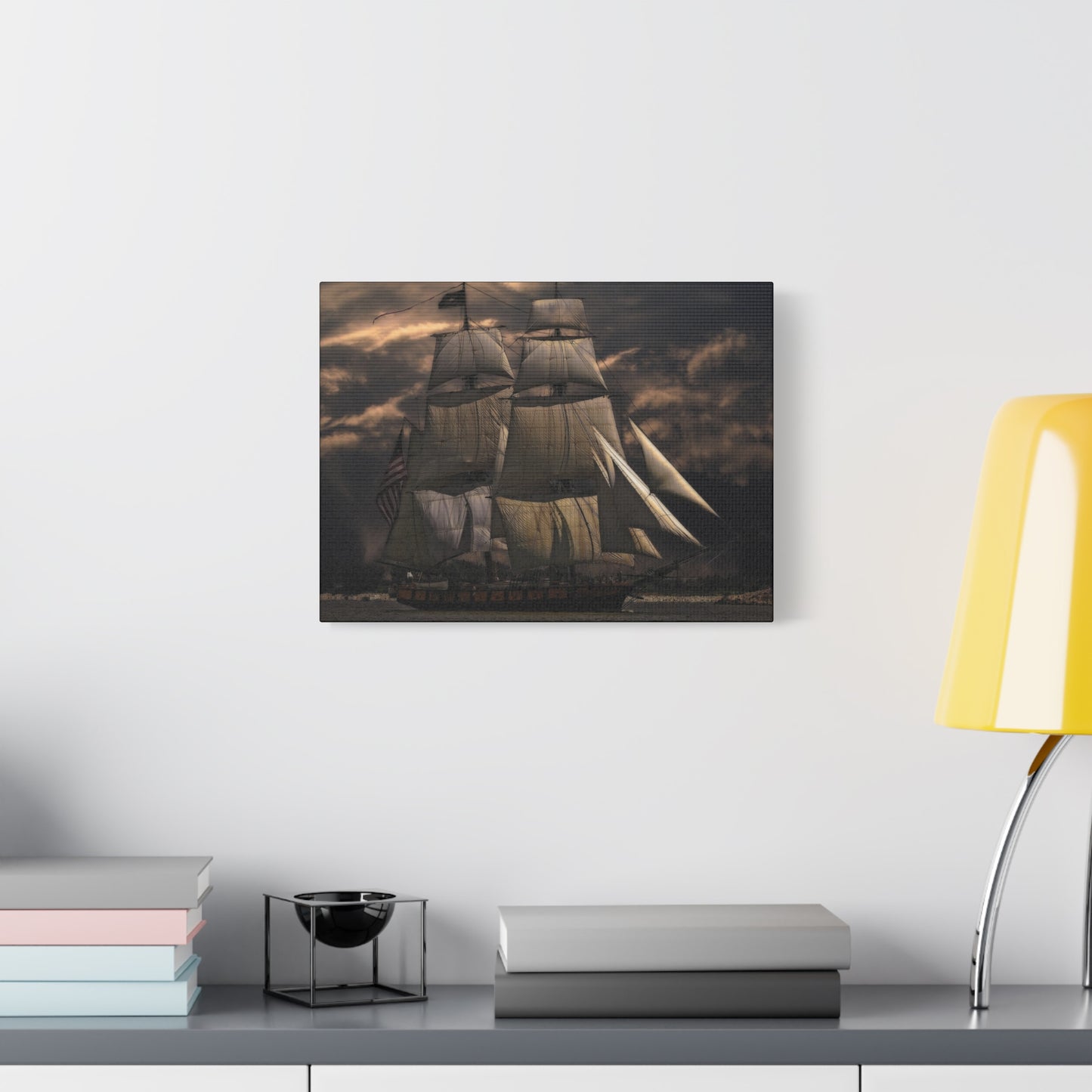 Sailing Ship Matte Canvas, Stretched, 1.25"