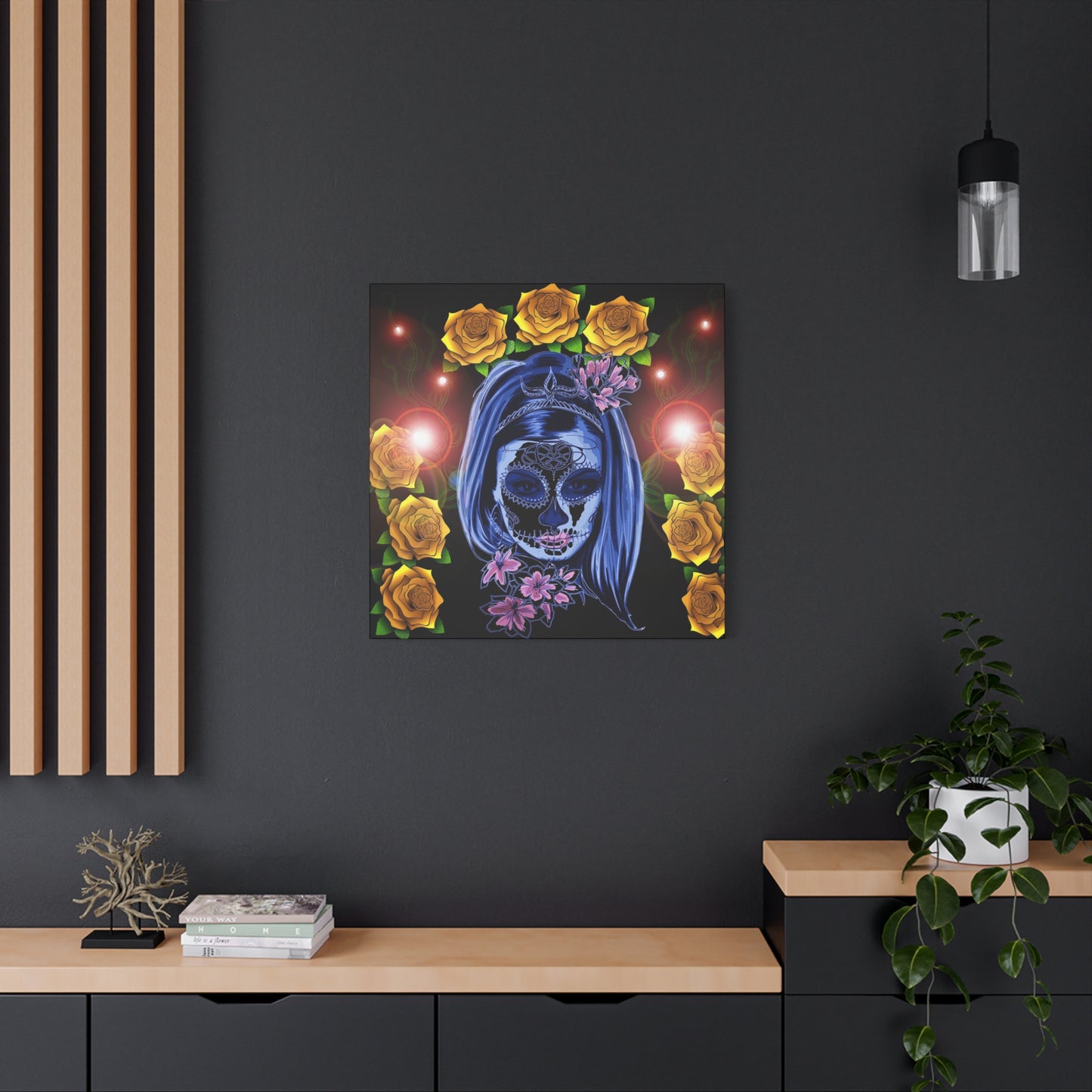 Day of the dead Matte Canvas, Stretched, 1.25"