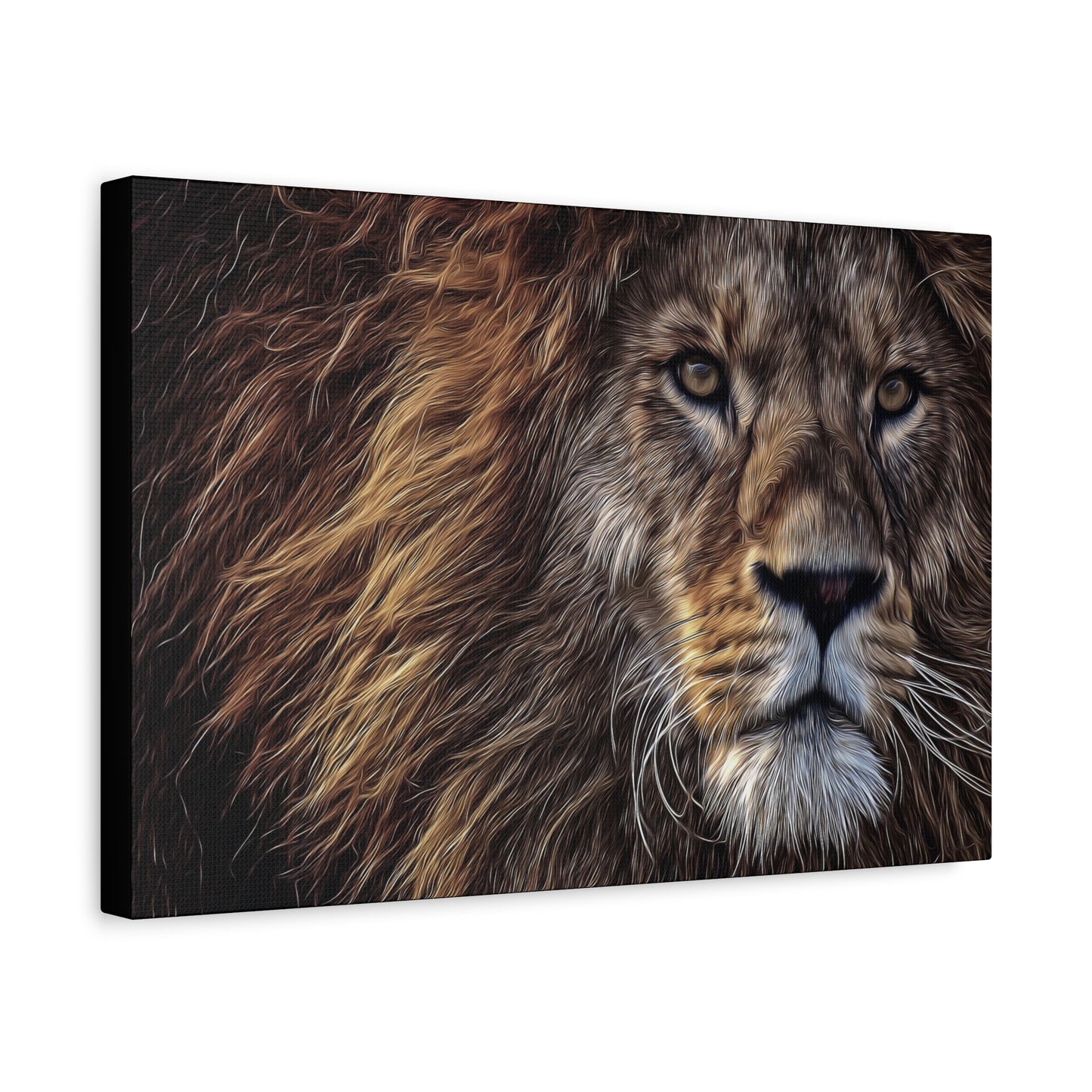Lion Matte Canvas, Stretched, 1.25"