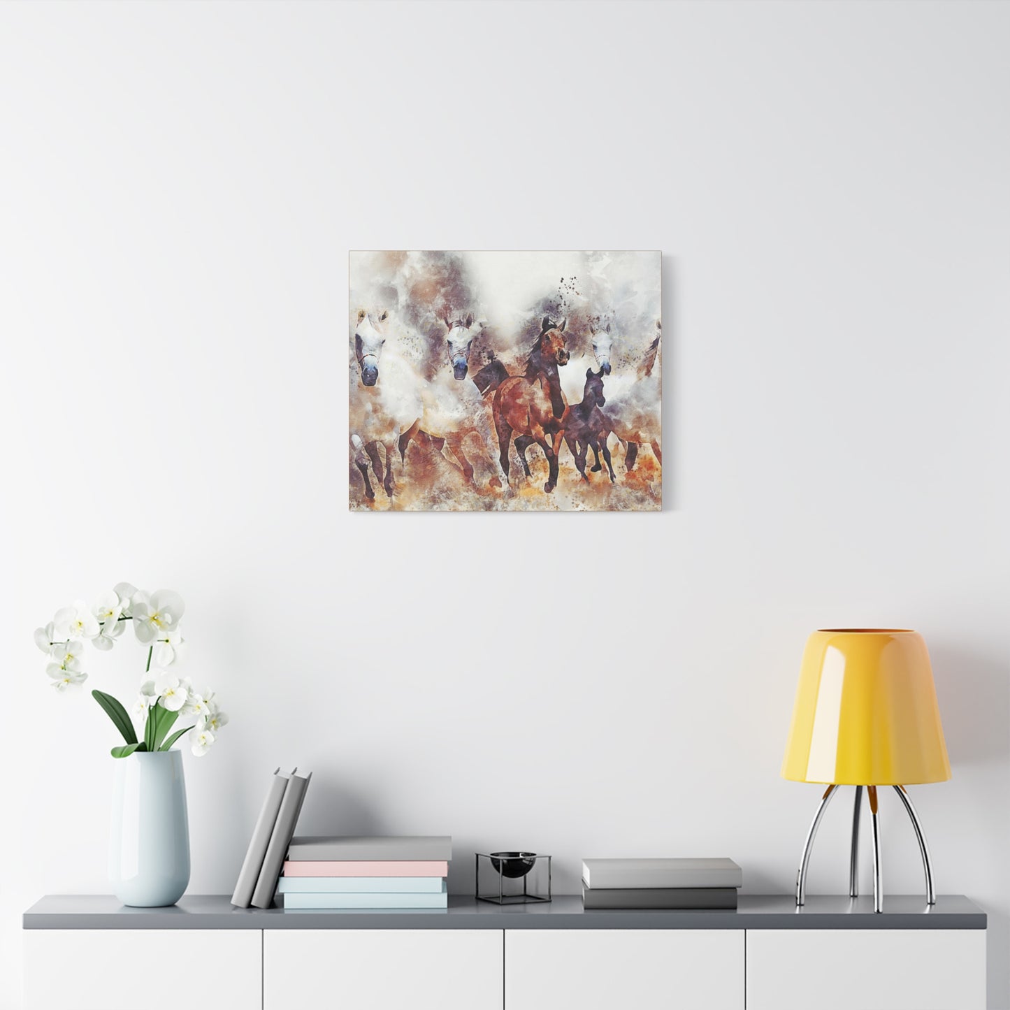 Horses Matte Canvas, Stretched, 1.25"