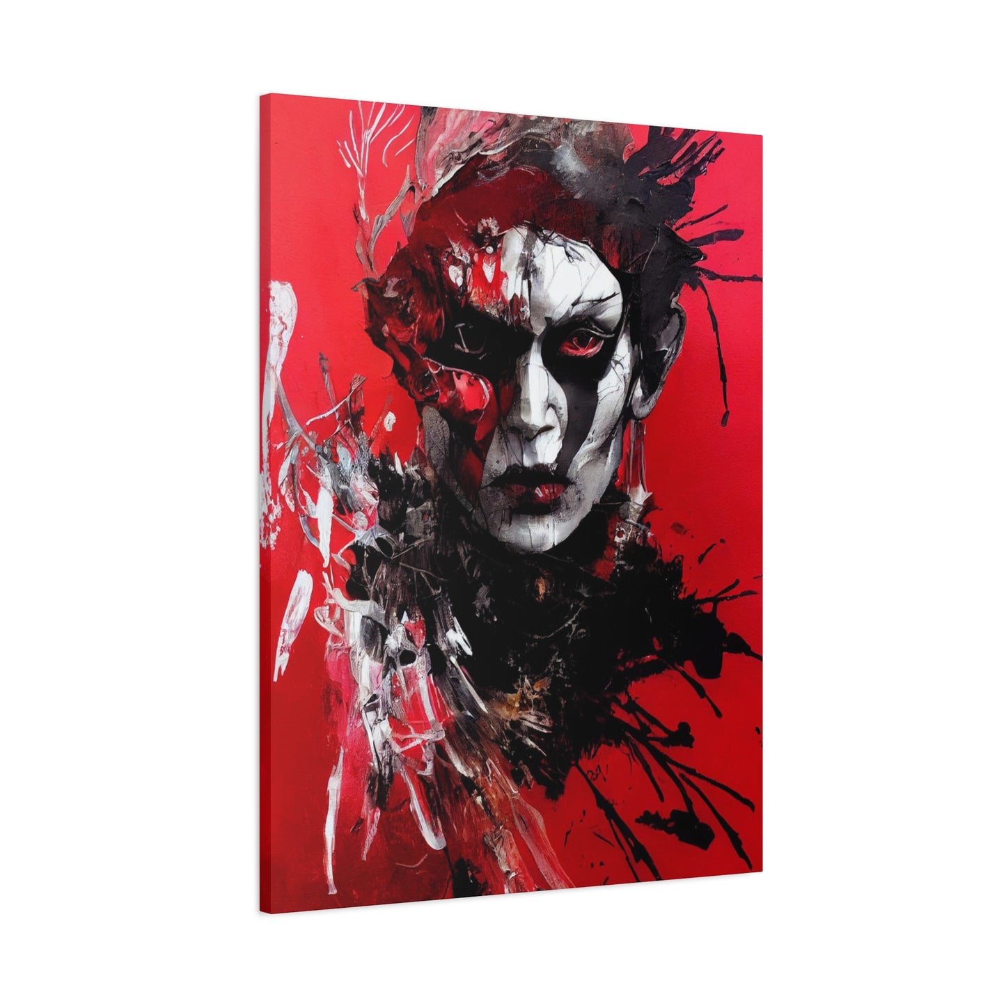 Shaman Red AI Gen Matte Canvas, Stretched, 1.25"