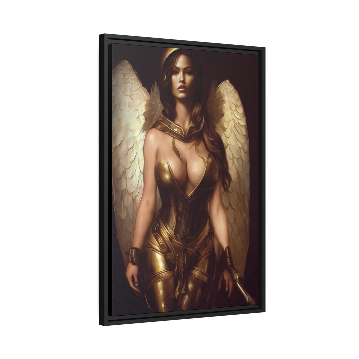 Goddess Matte Canvas, Black Frame