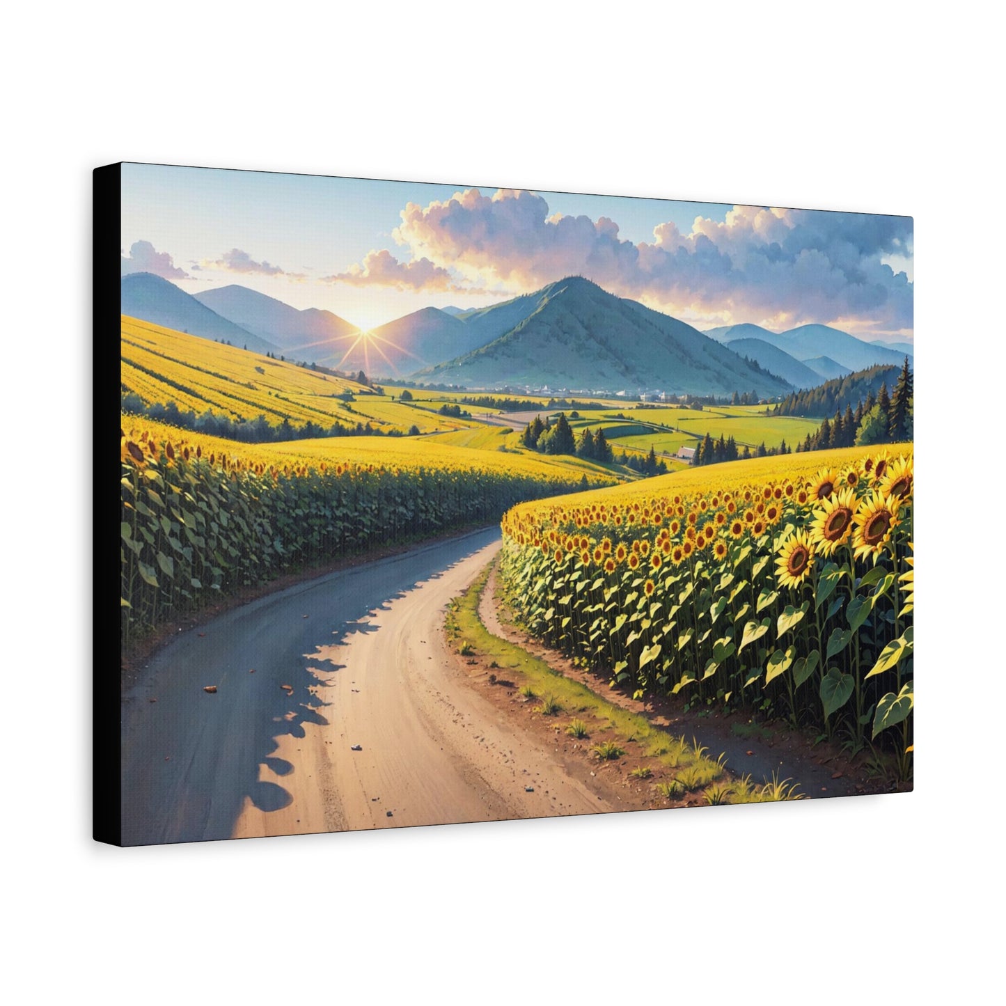 SunflowerAI Gen Matte Canvas, Stretched, 1.25"