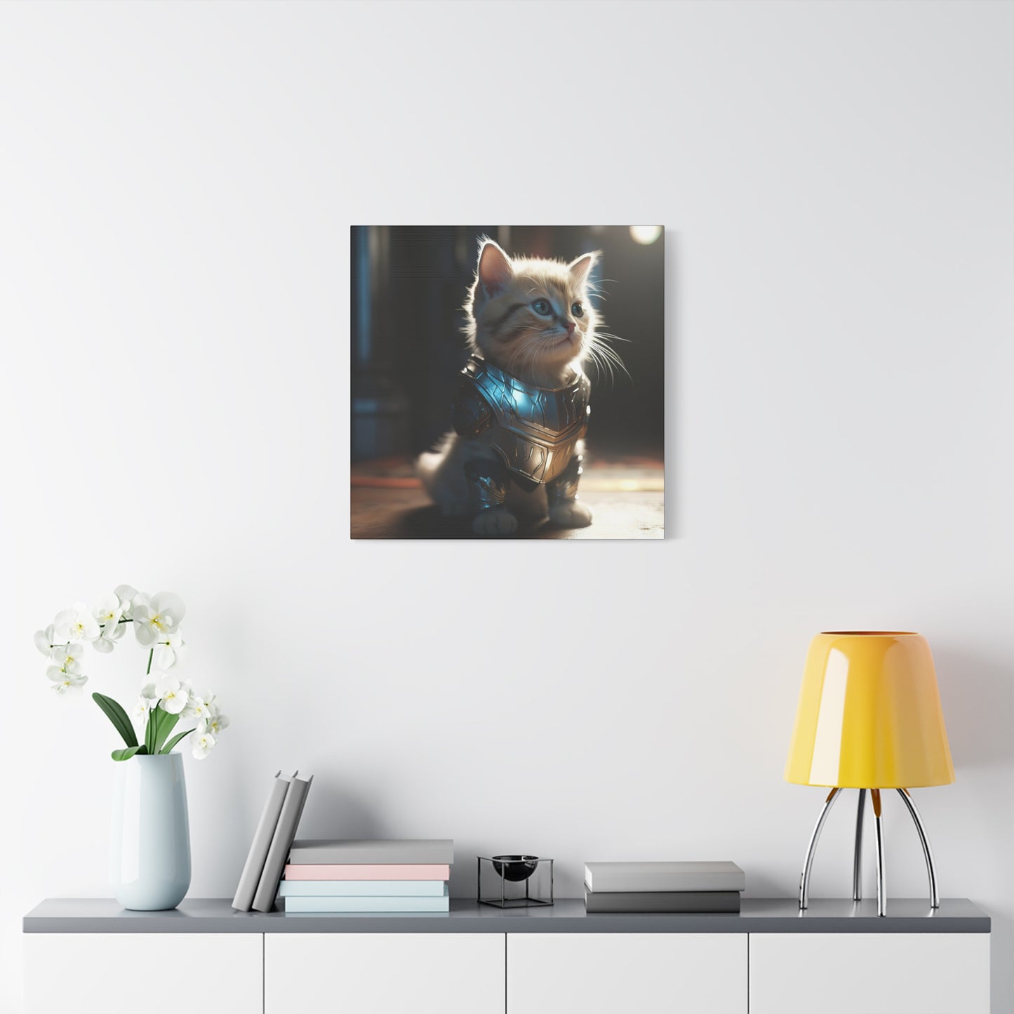 Thunder Kitten Matte Canvas, Stretched, 1.25"