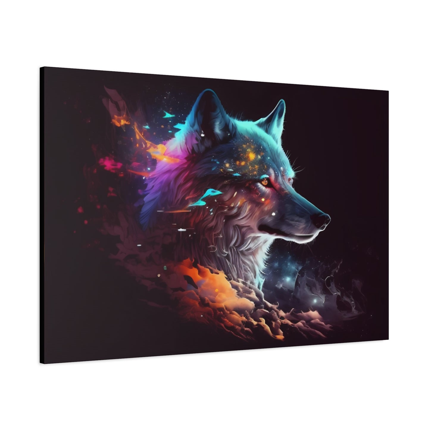 Wolf Matte Canvas, Stretched, 1.25"