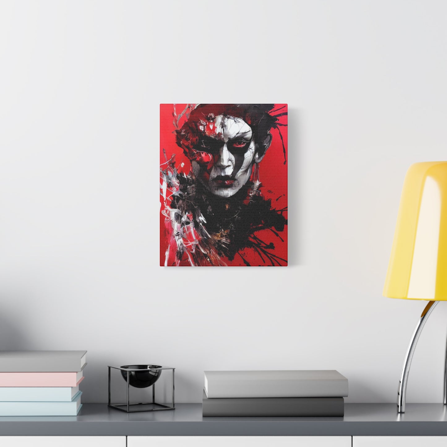 Shaman Red AI Gen Matte Canvas, Stretched, 1.25"