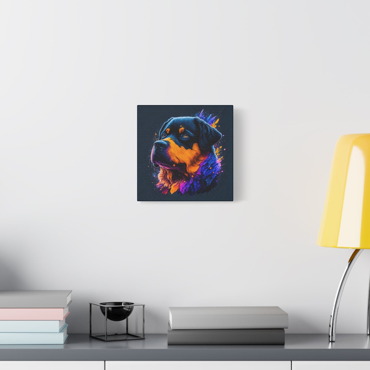 Rottweiller Matte Canvas, Stretched, 1.25"