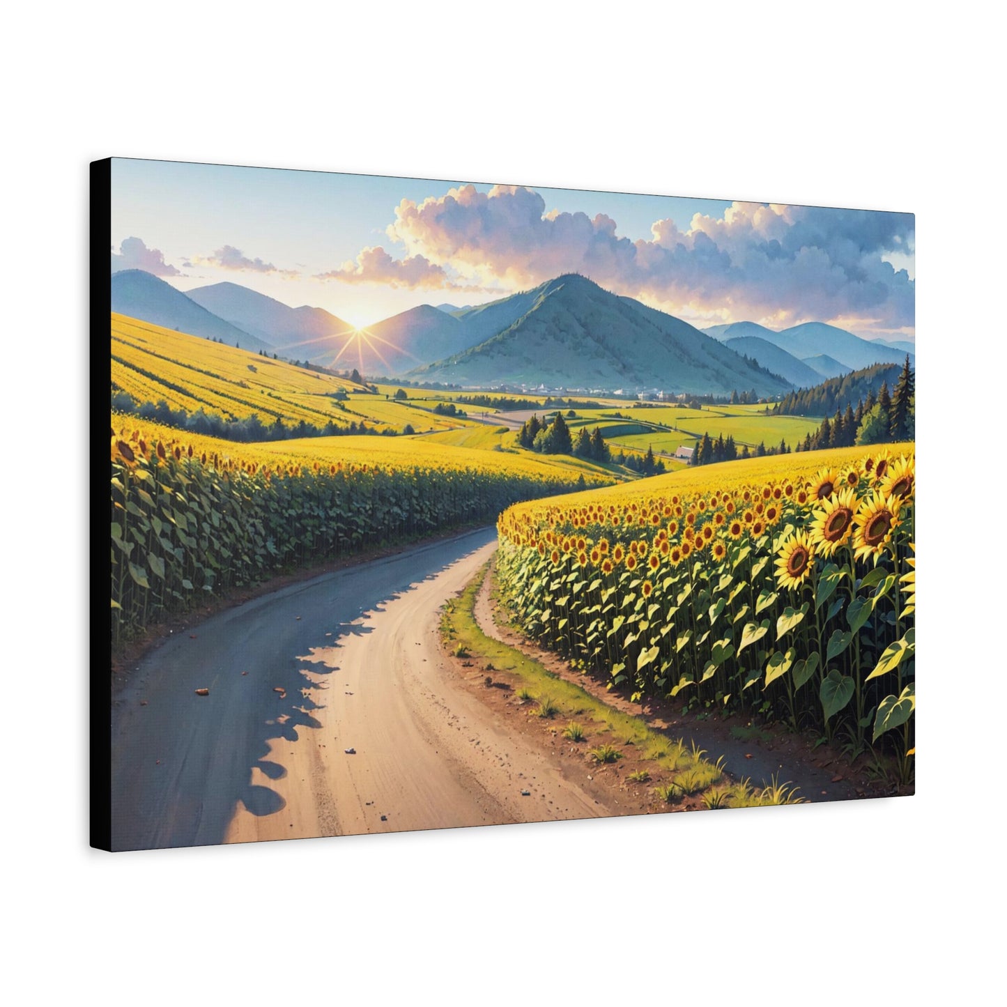 SunflowerAI Gen Matte Canvas, Stretched, 1.25"