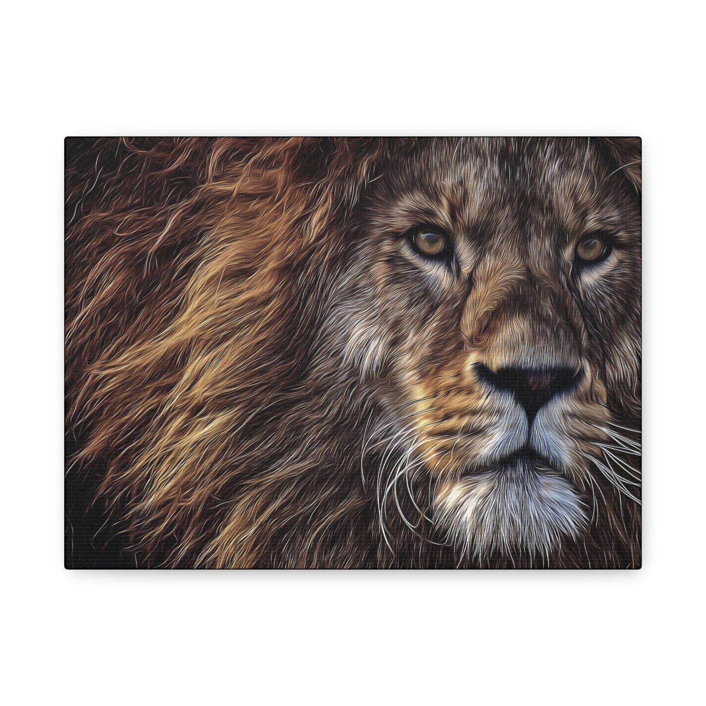 Lion Matte Canvas, Stretched, 1.25"