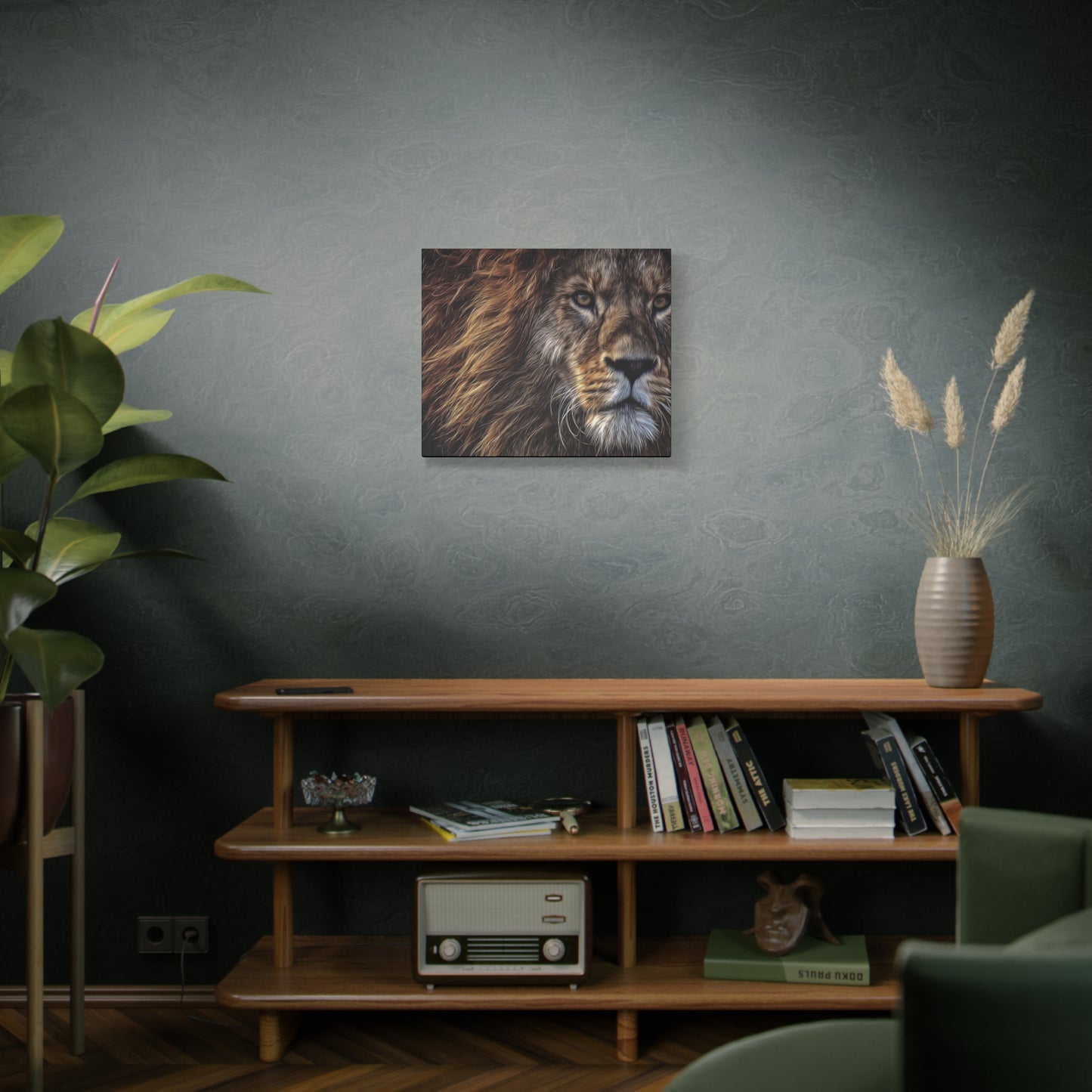 Lion Matte Canvas, Stretched, 1.25"