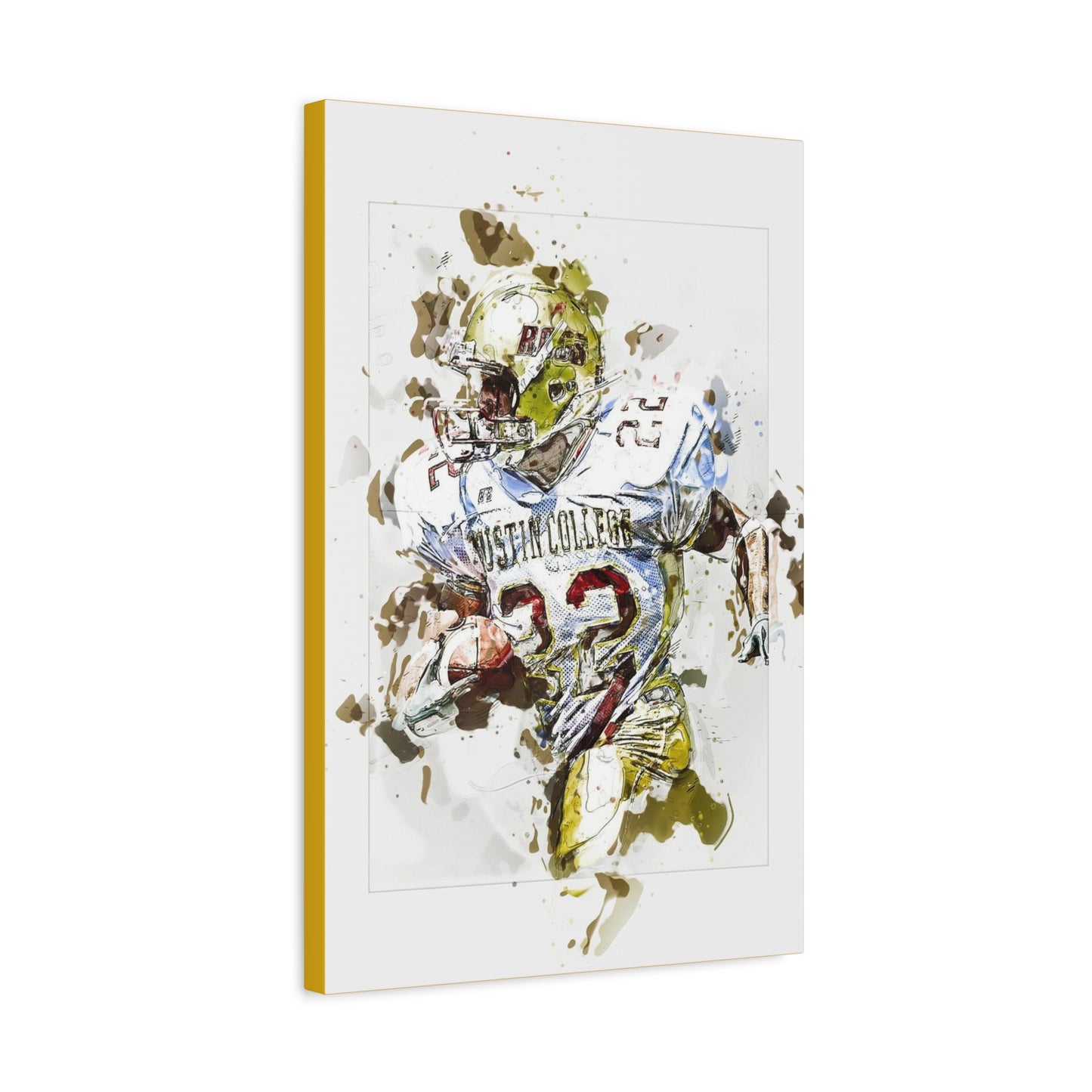 Football Matte Canvas, Stretched, 1.25"