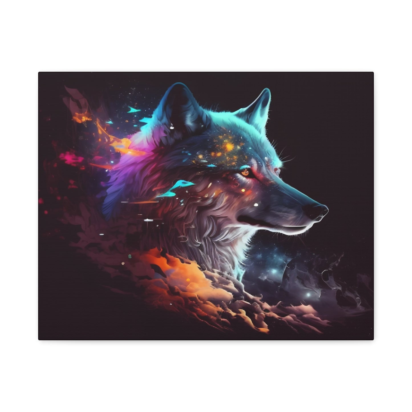 Wolf Matte Canvas, Stretched, 1.25"
