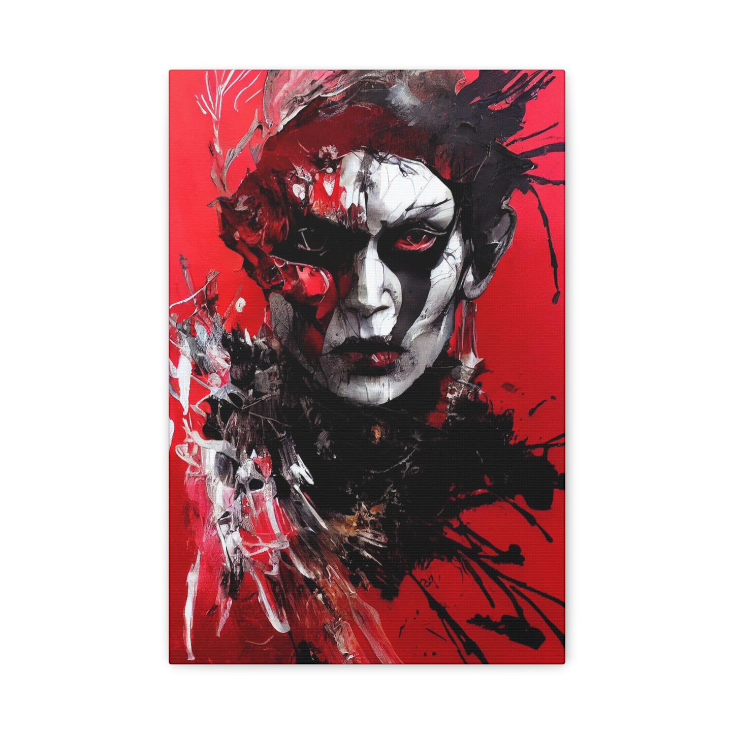 Shaman Red AI Gen Matte Canvas, Stretched, 1.25"