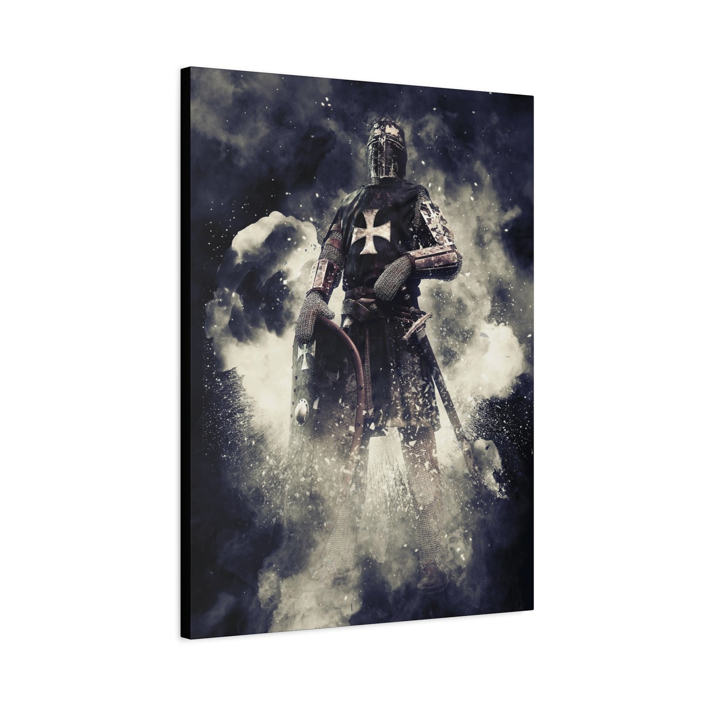 Knight Crusader Matte Canvas, Stretched, 1.25"