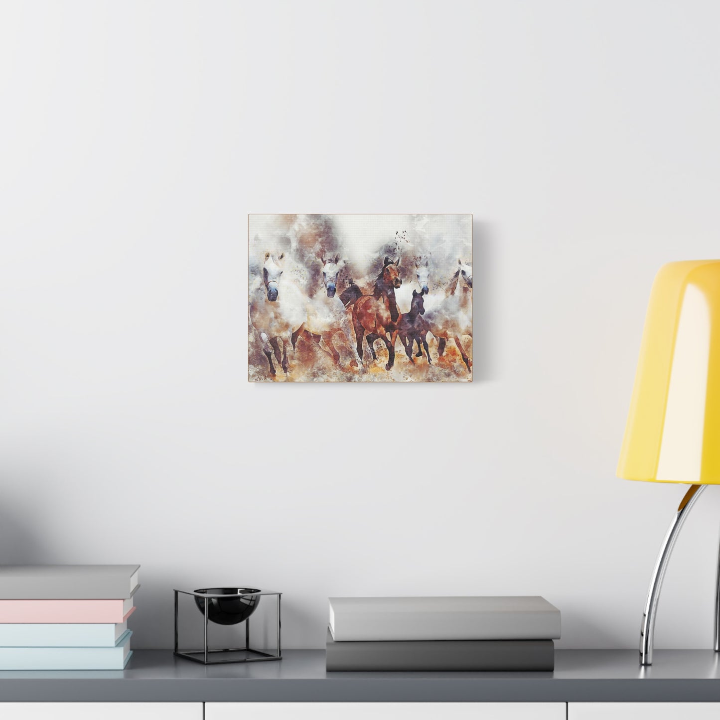 Horses Matte Canvas, Stretched, 1.25"