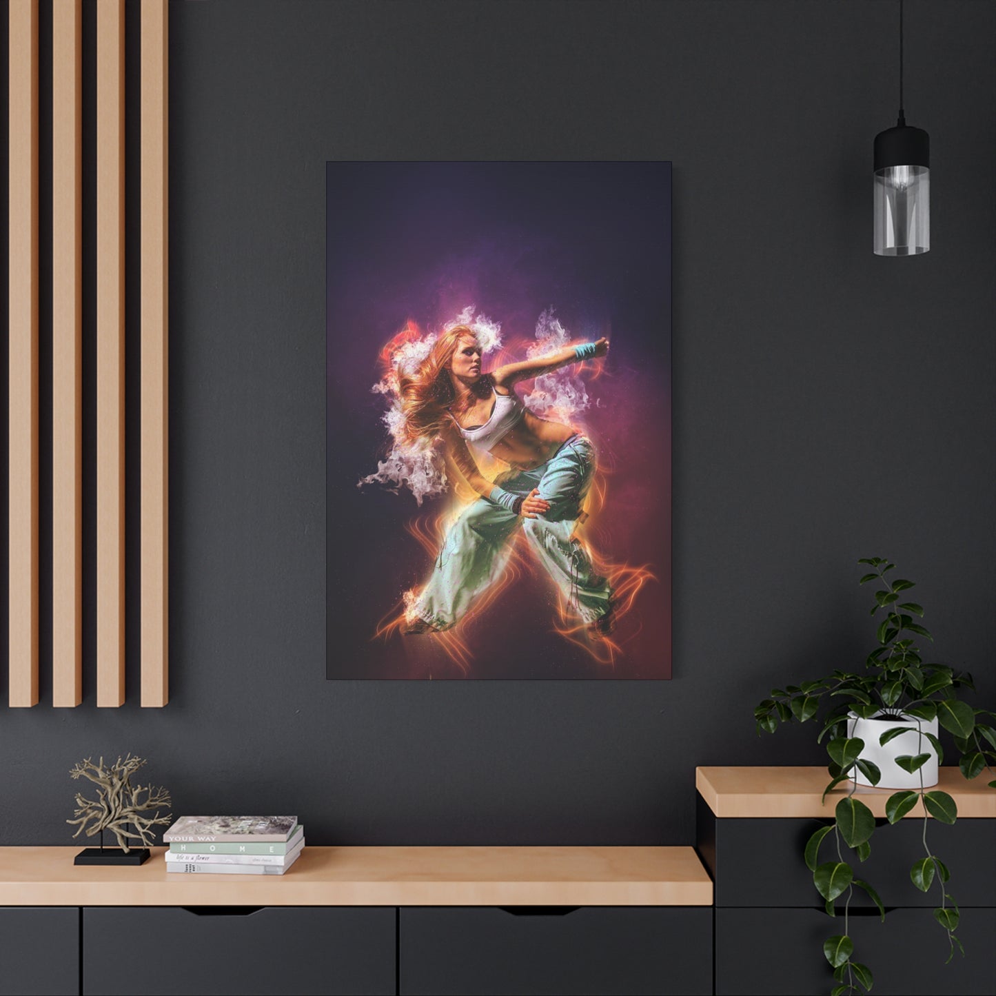 Dancing Woman Matte Canvas, Stretched, 1.25"