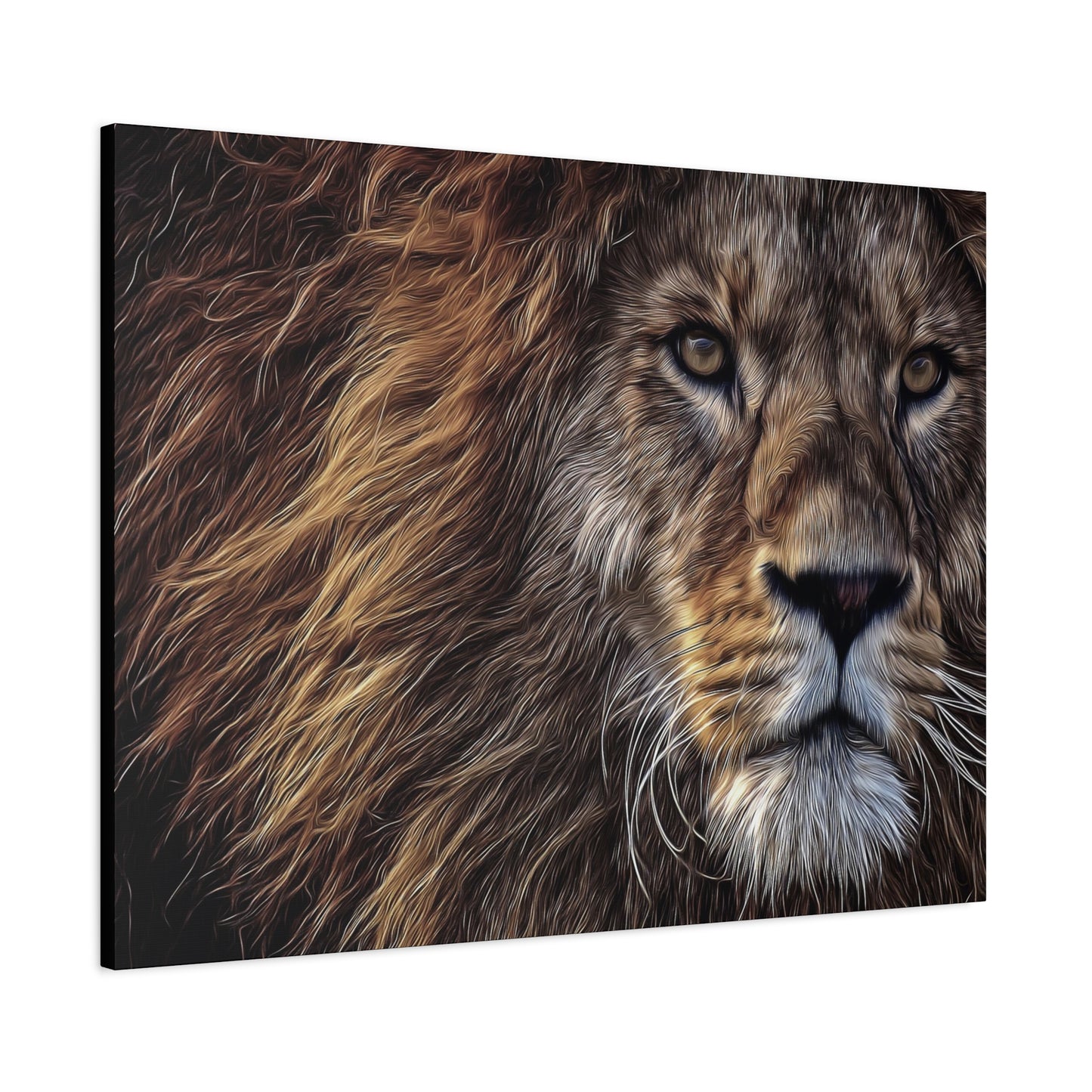 Lion Matte Canvas, Stretched, 1.25"
