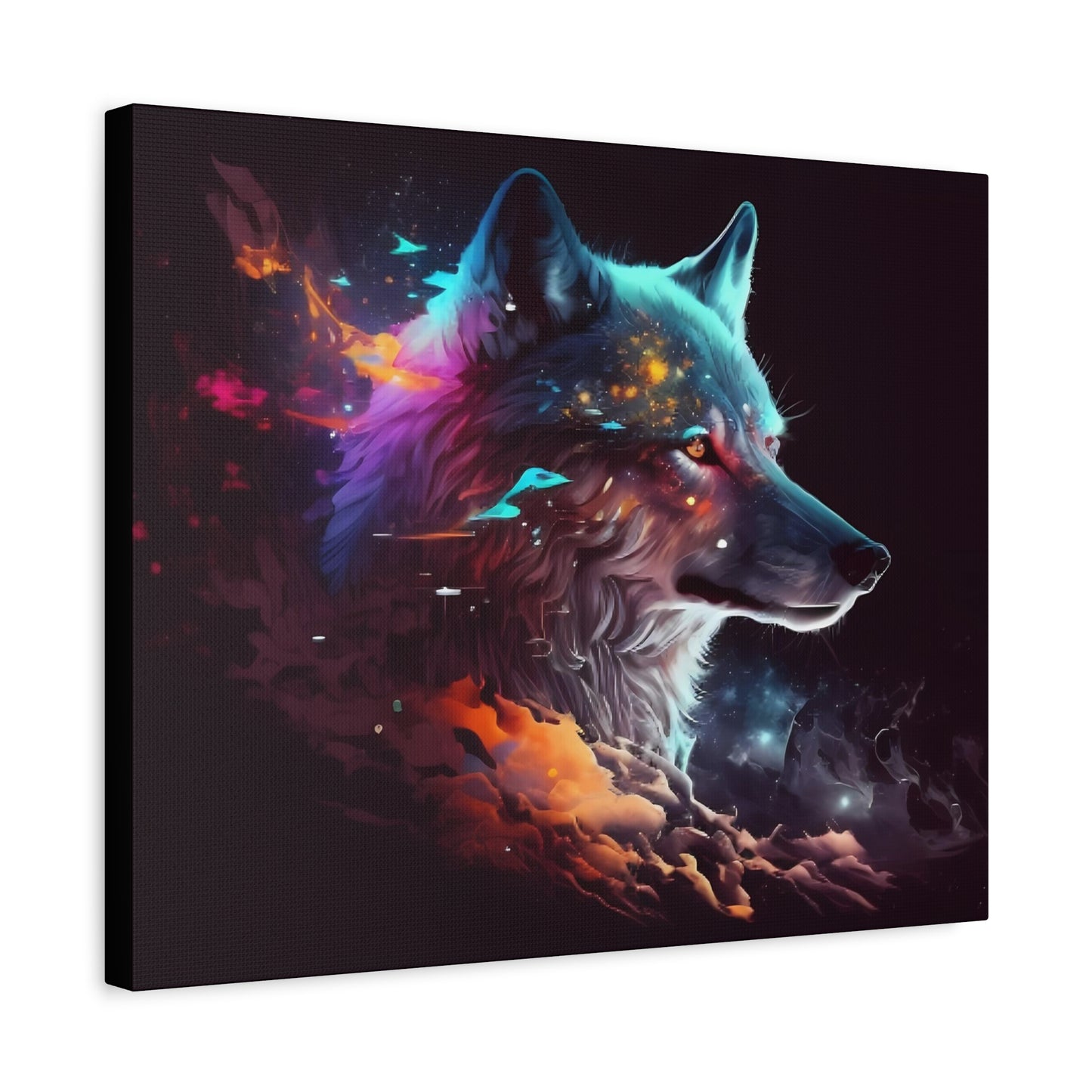 Wolf Matte Canvas, Stretched, 1.25"