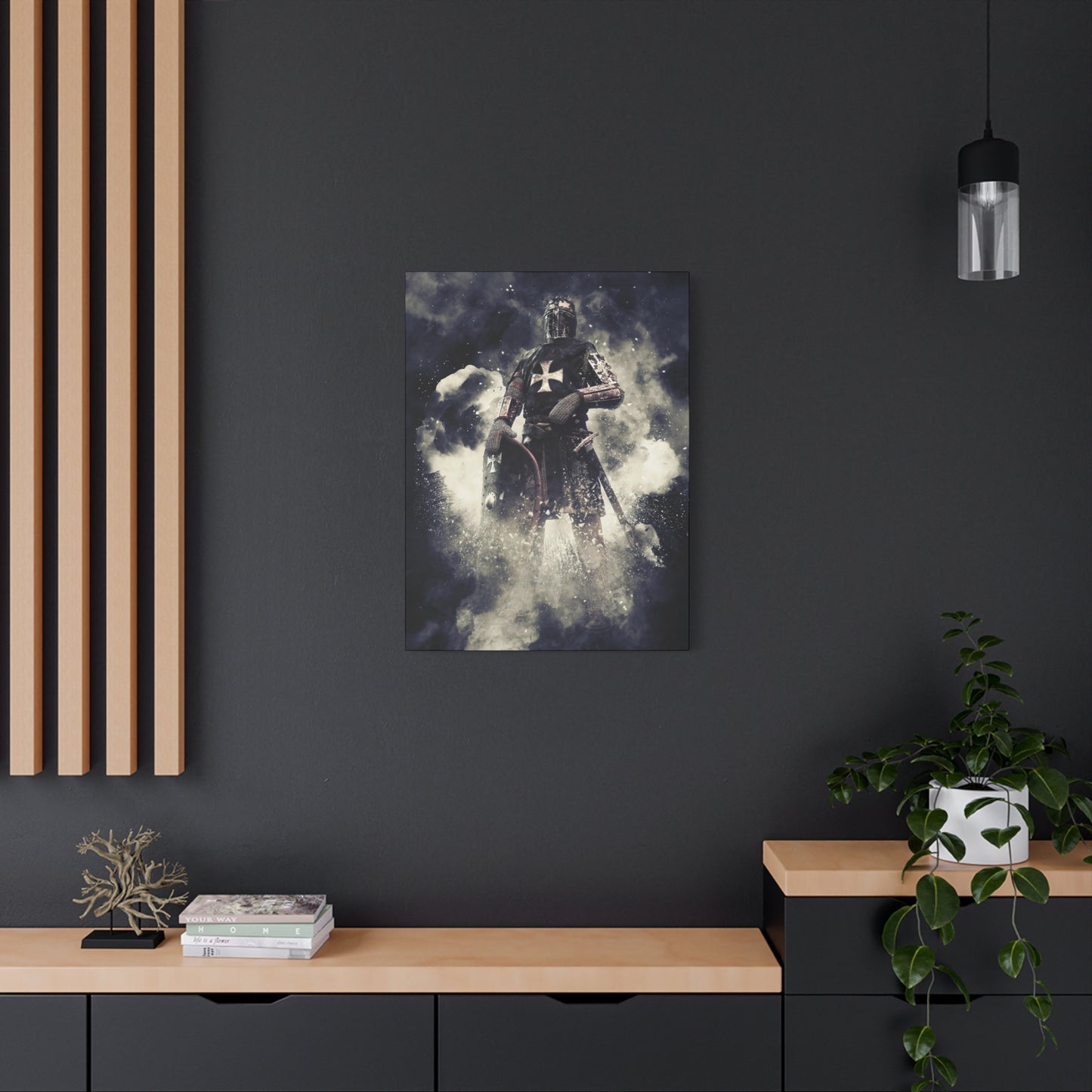 Knight Crusader Matte Canvas, Stretched, 1.25"