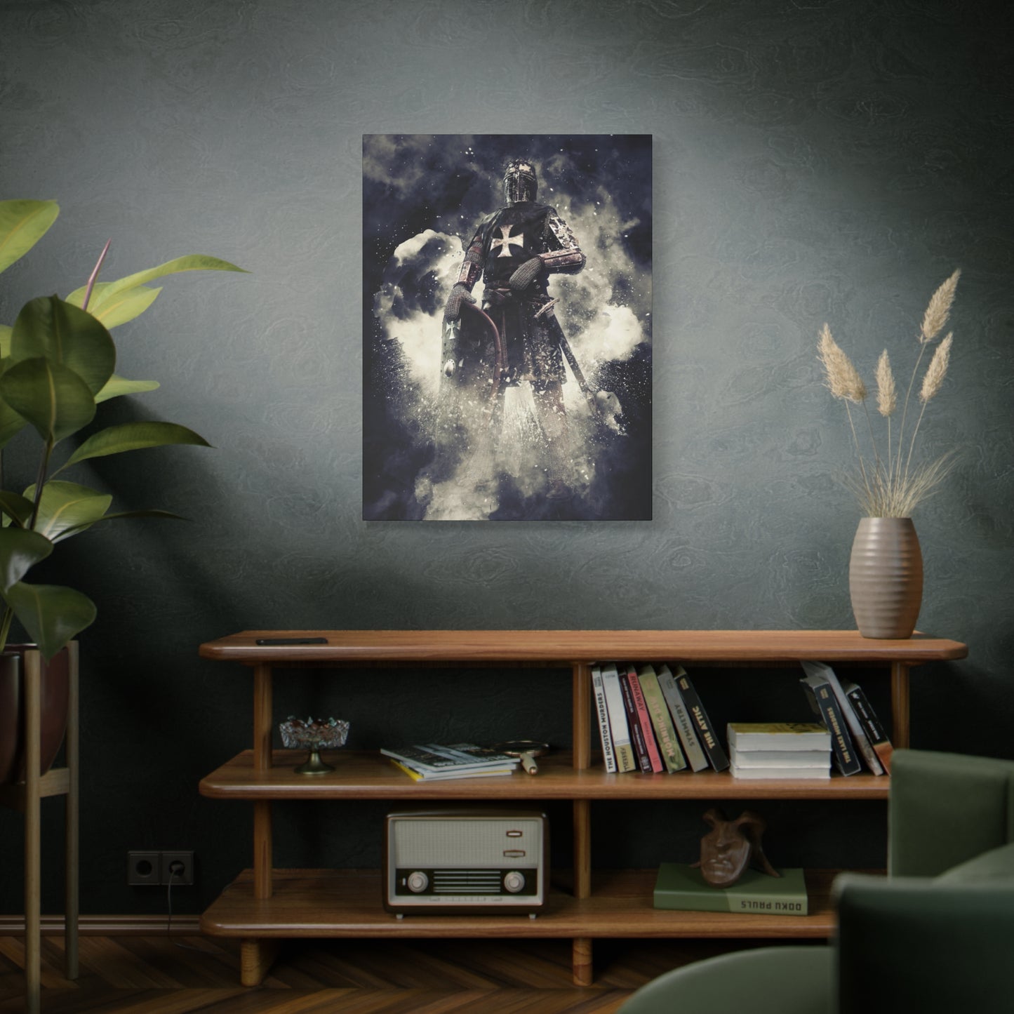 Knight Crusader Matte Canvas, Stretched, 1.25"