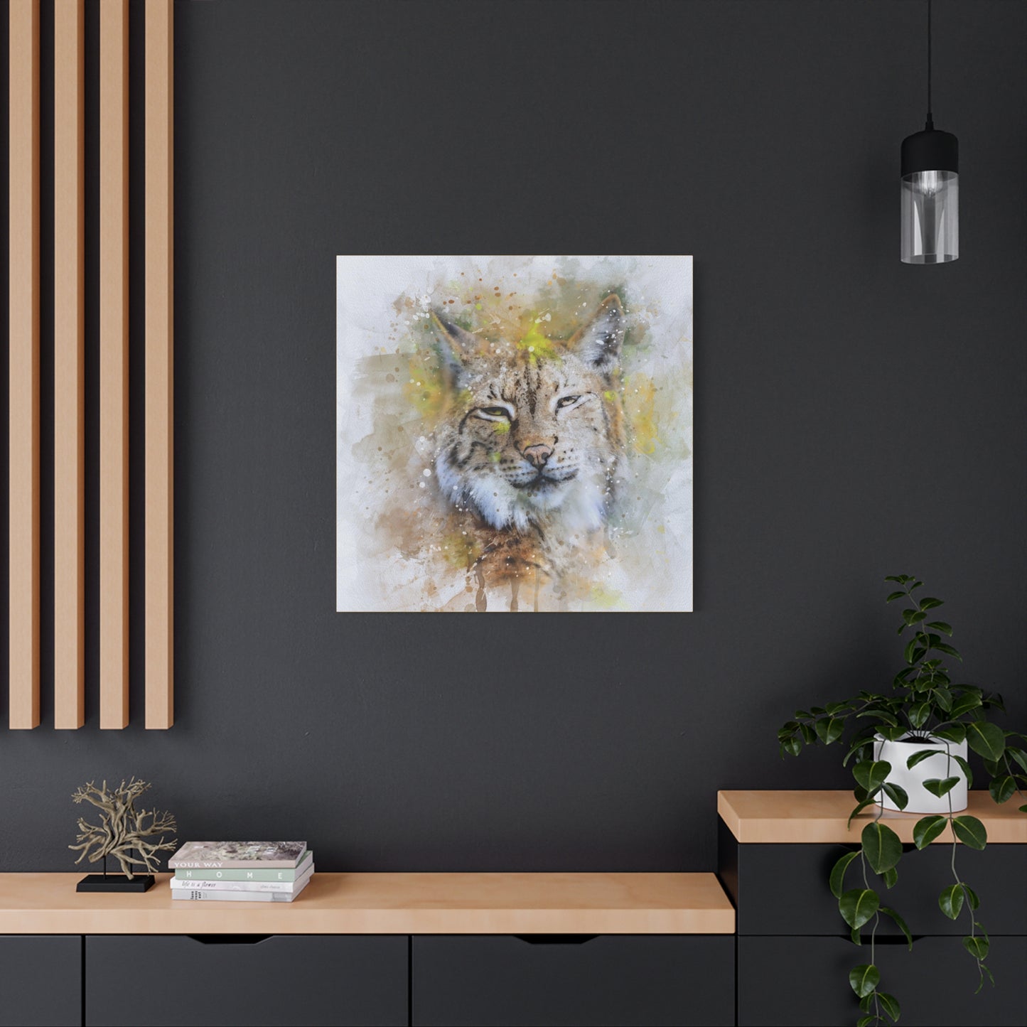 Bobcat Matte Canvas, Stretched, 1.25"