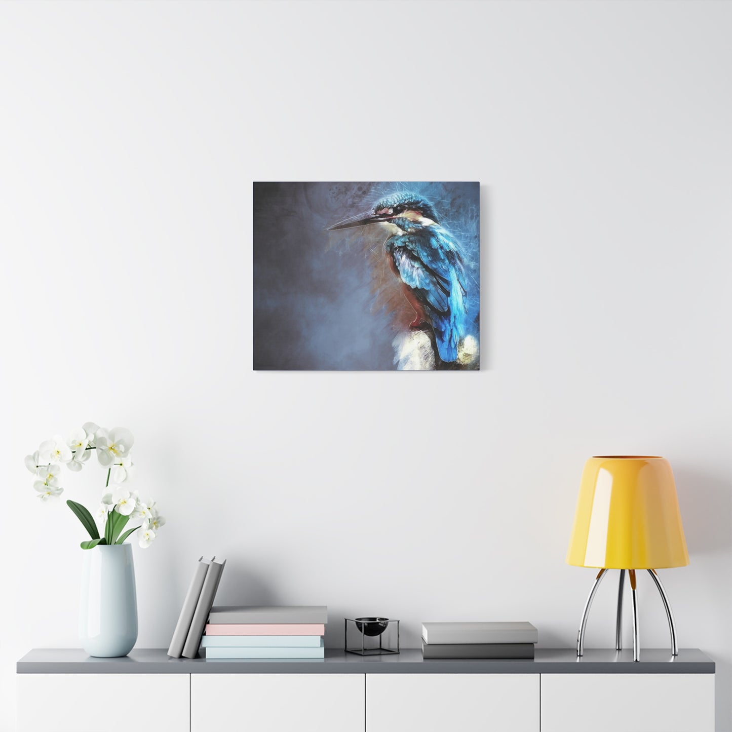 Kingfisher Matte Canvas, Stretched, 1.25"
