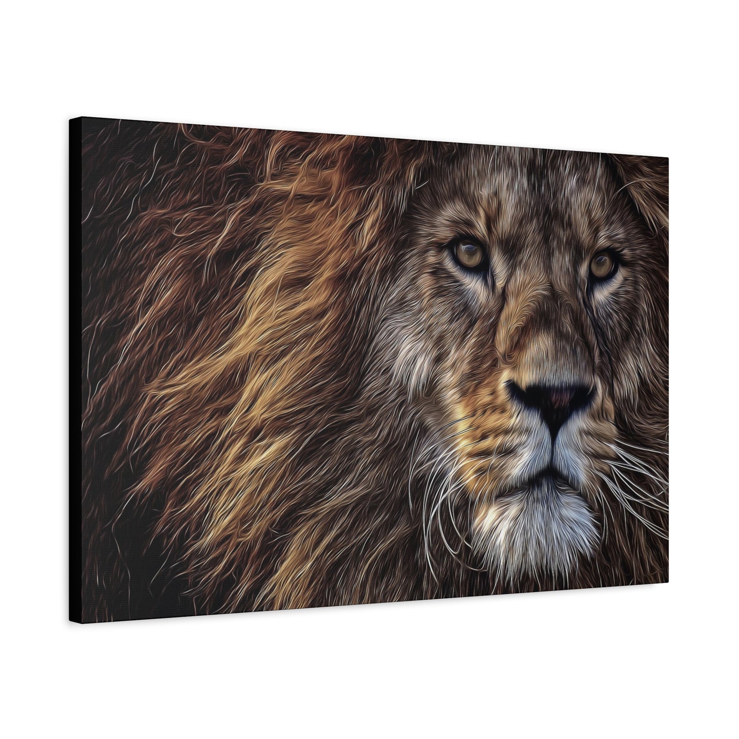 Lion Matte Canvas, Stretched, 1.25"
