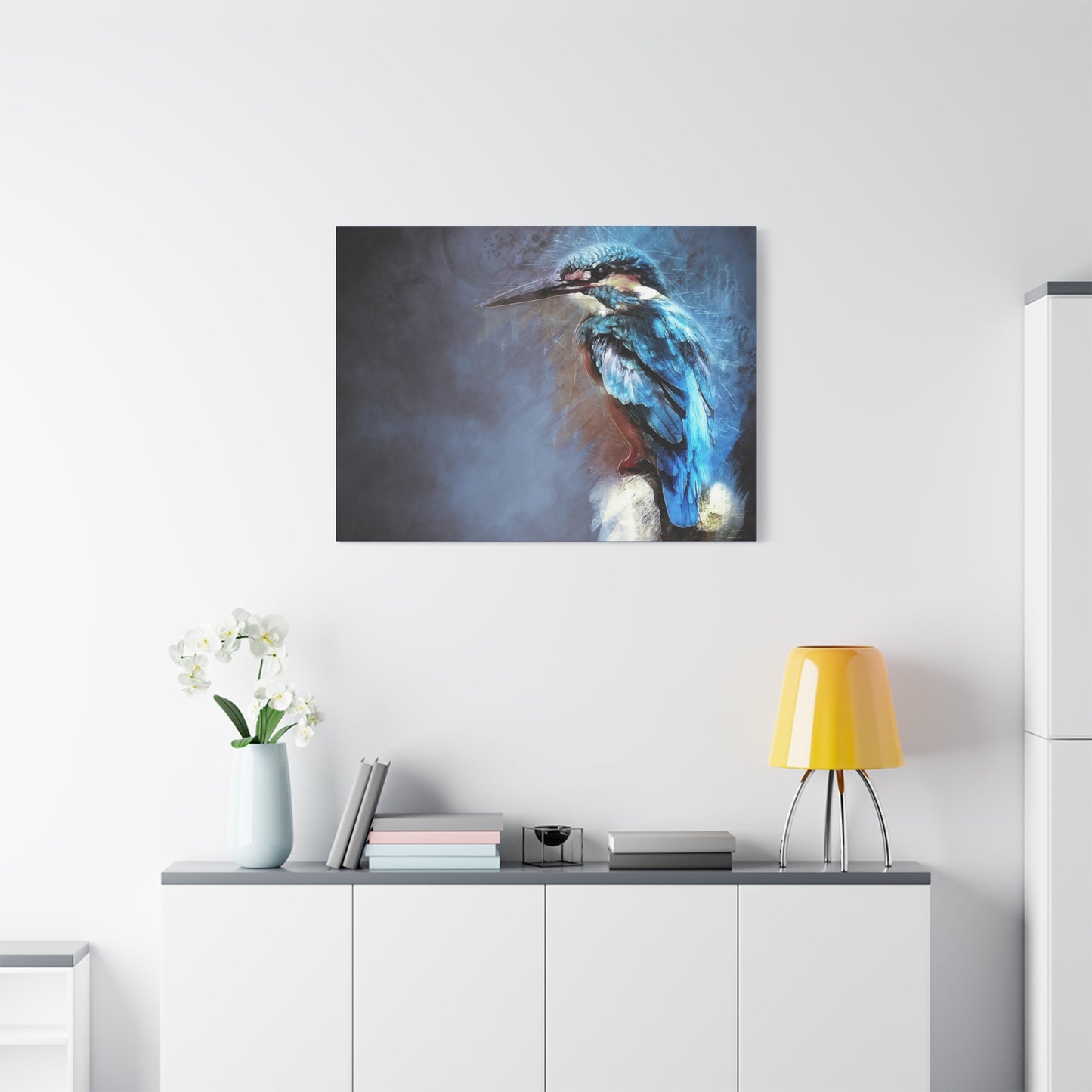 Kingfisher Matte Canvas, Stretched, 1.25"