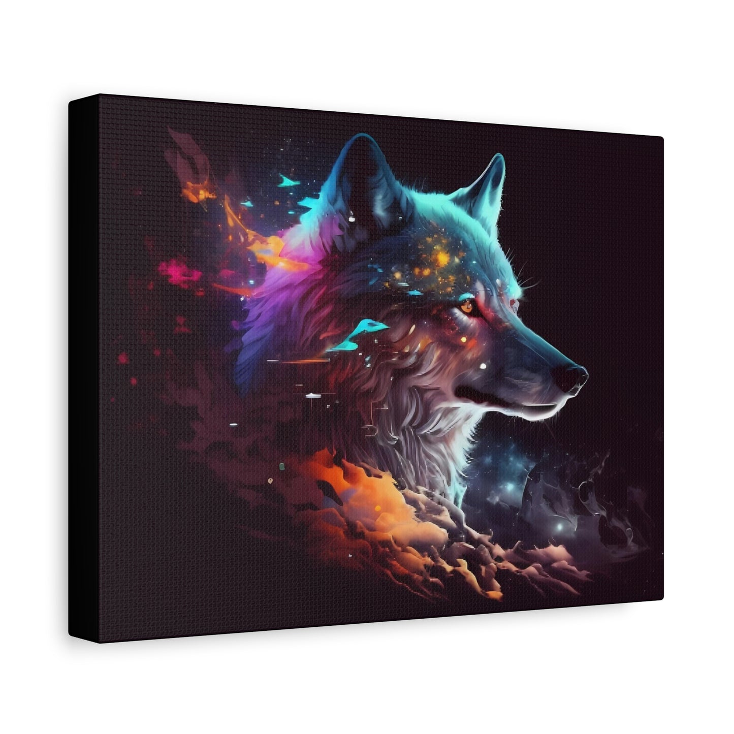Wolf Matte Canvas, Stretched, 1.25"
