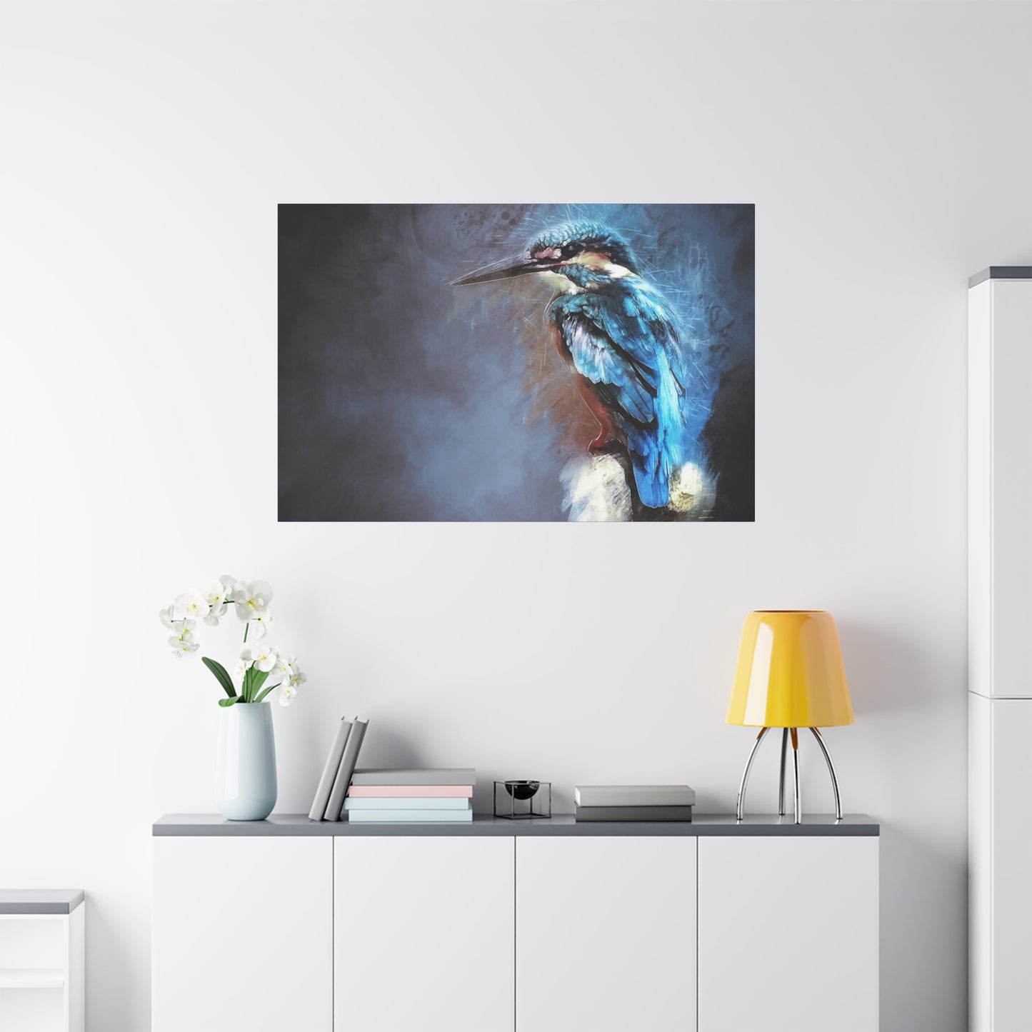 Kingfisher Matte Canvas, Stretched, 1.25"