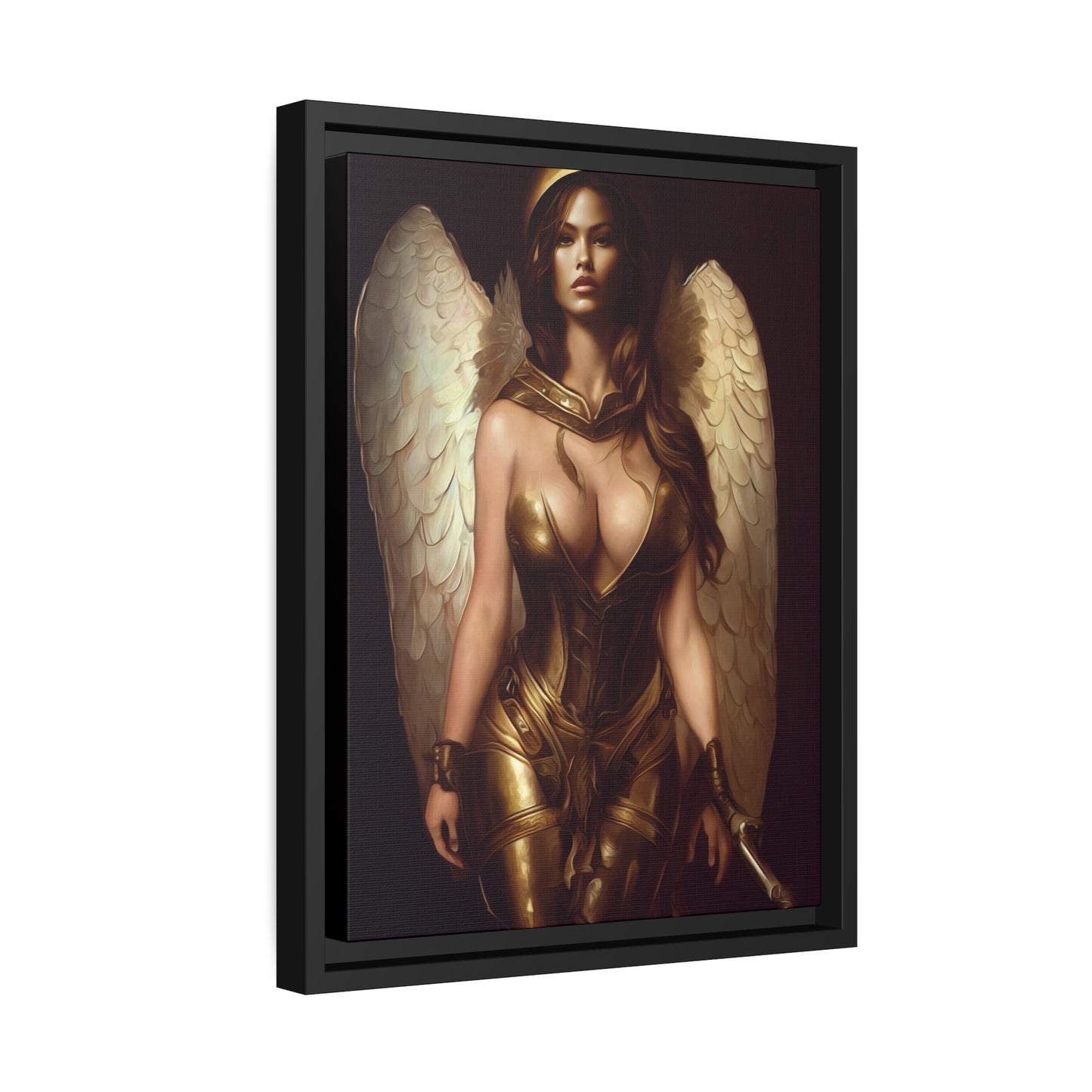 Goddess Matte Canvas, Black Frame