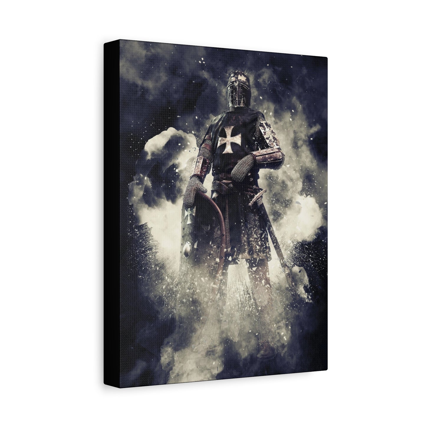 Knight Crusader Matte Canvas, Stretched, 1.25"