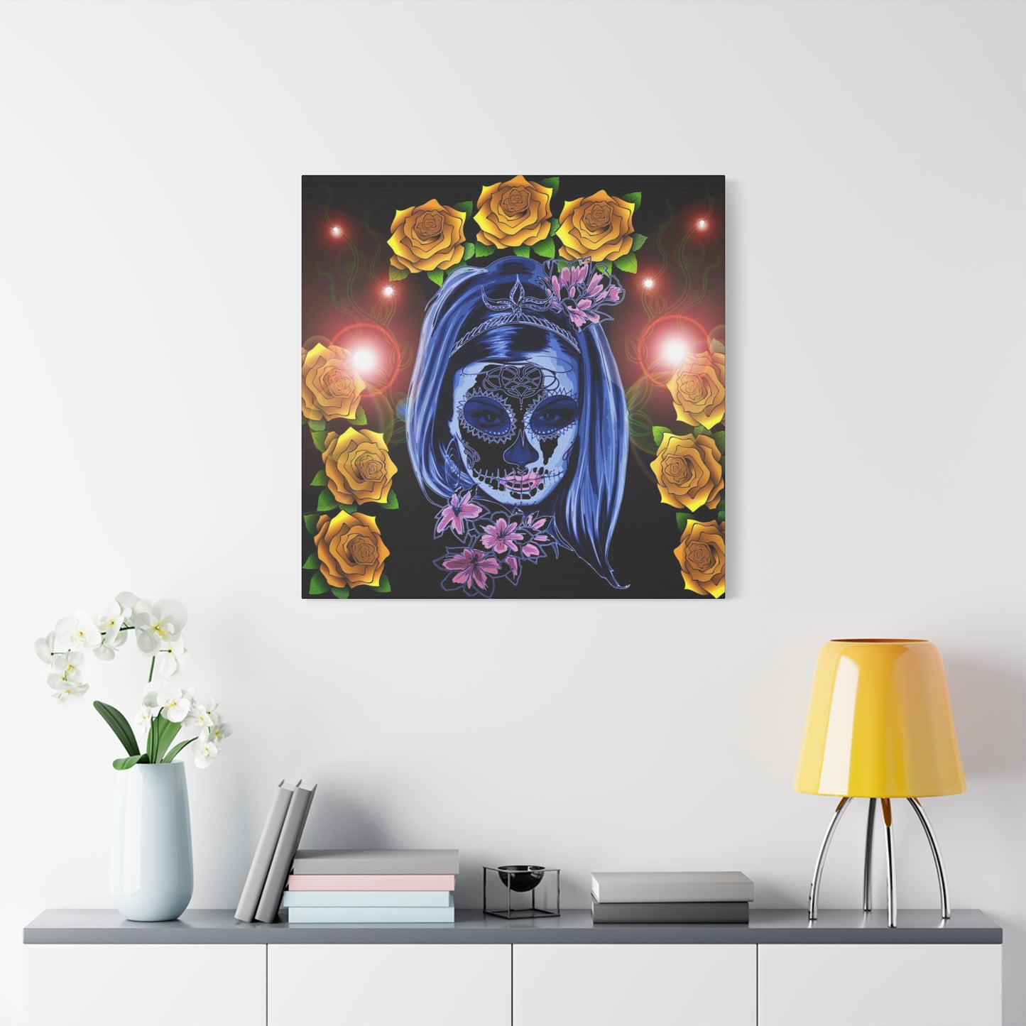 Day of the dead Matte Canvas, Stretched, 1.25"