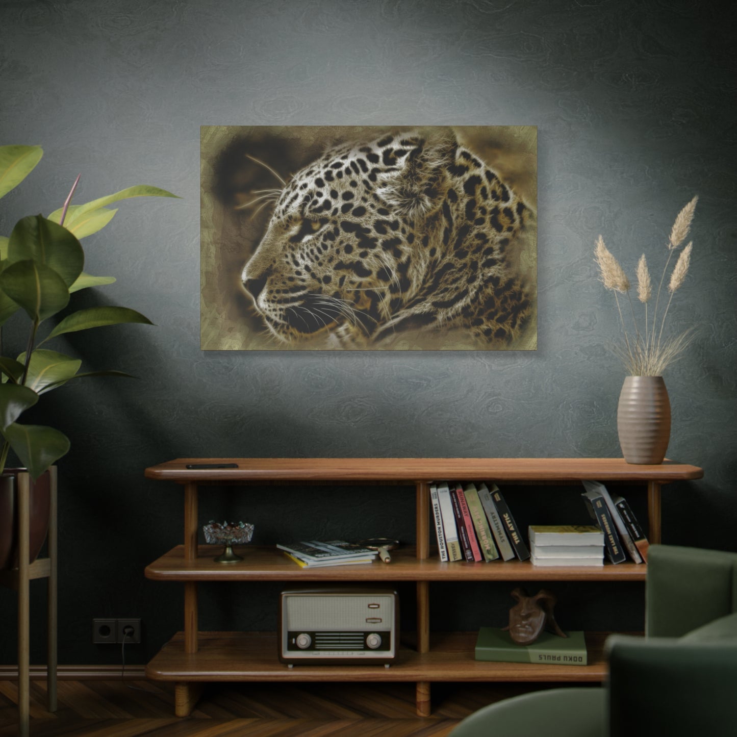 Jaguar Matte Canvas, Stretched, 1.25"