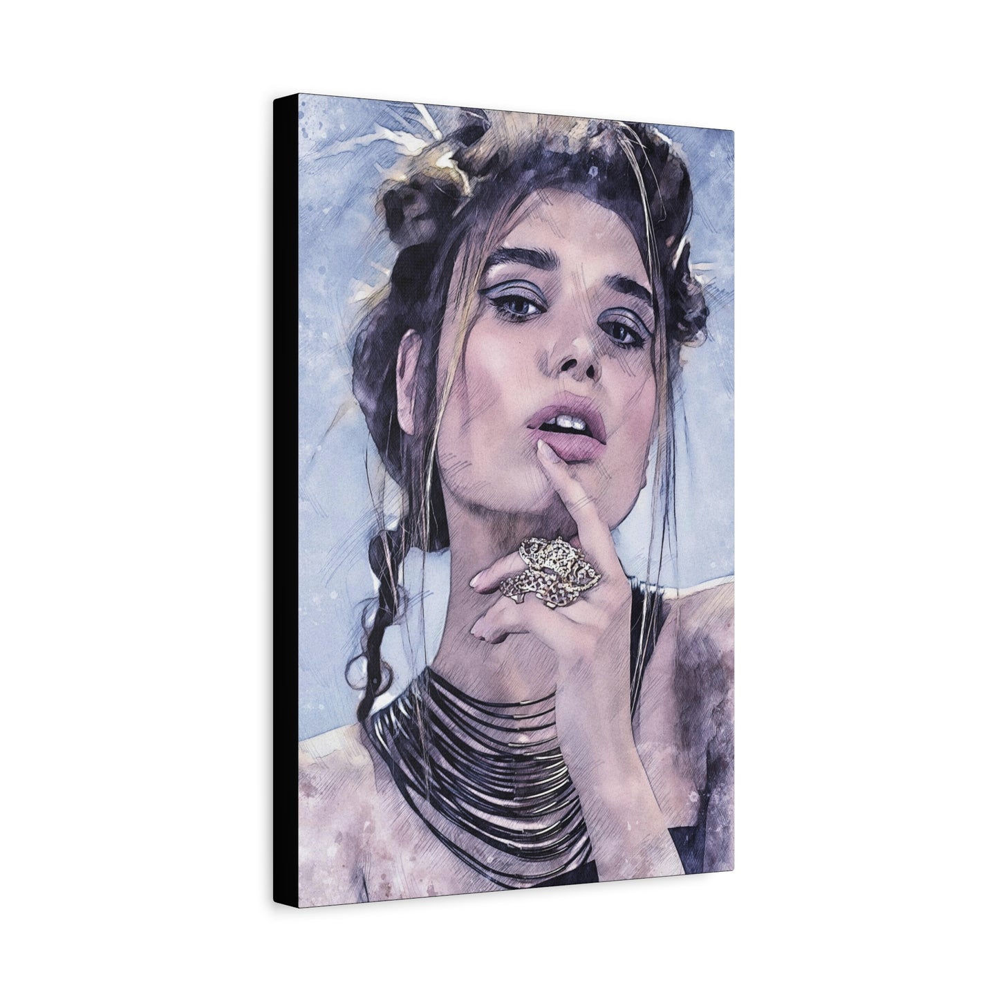 Woman Matte Canvas, Stretched, 1.25"