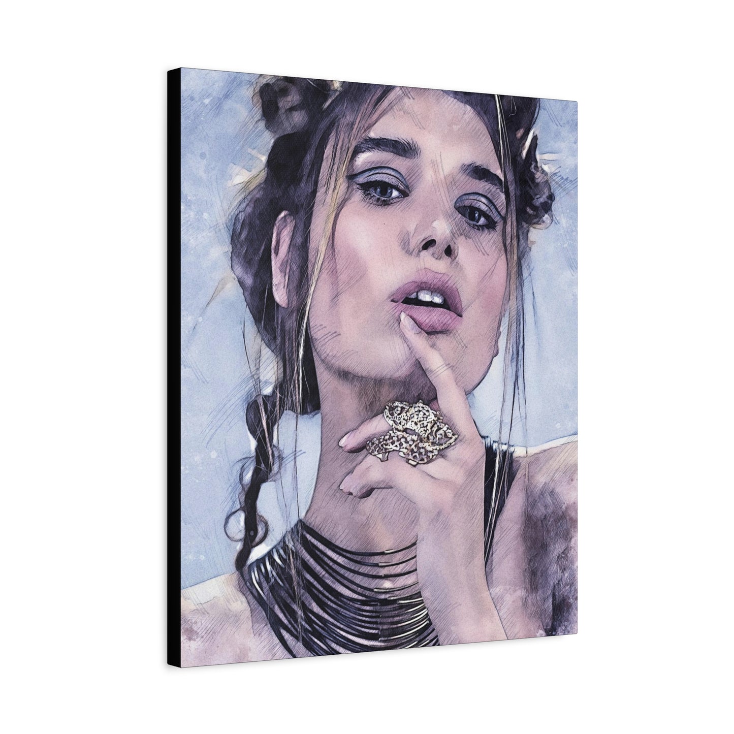 Woman Matte Canvas, Stretched, 1.25"