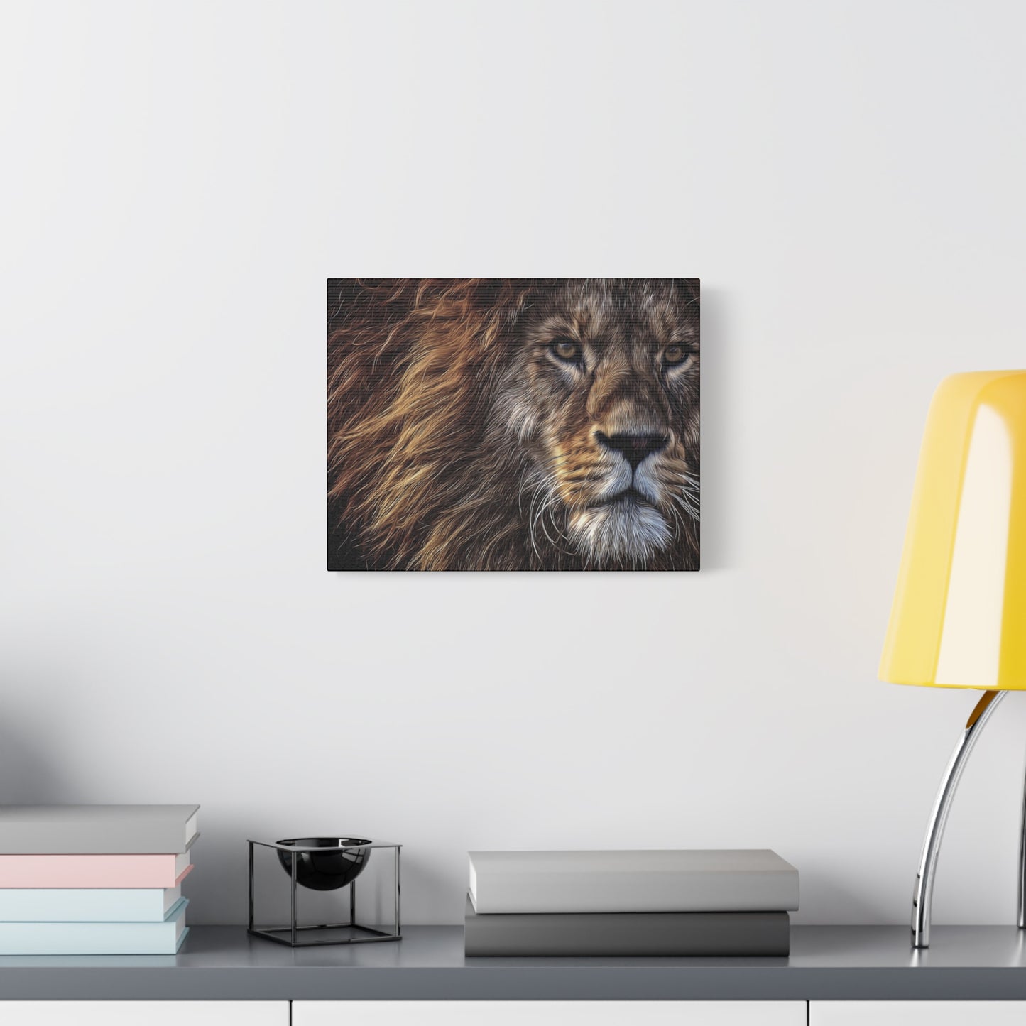 Lion Matte Canvas, Stretched, 1.25"