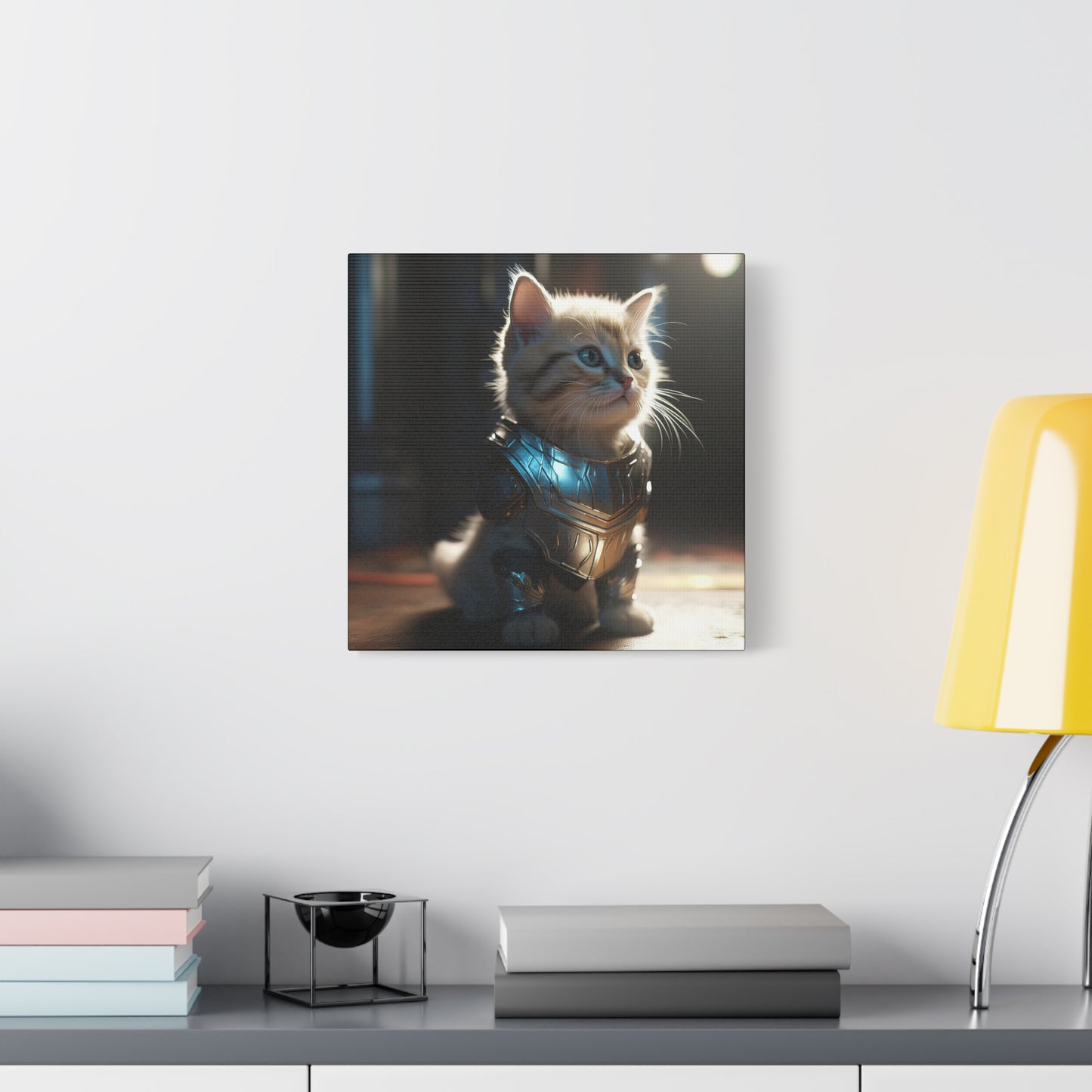 Thunder Kitten Matte Canvas, Stretched, 1.25"