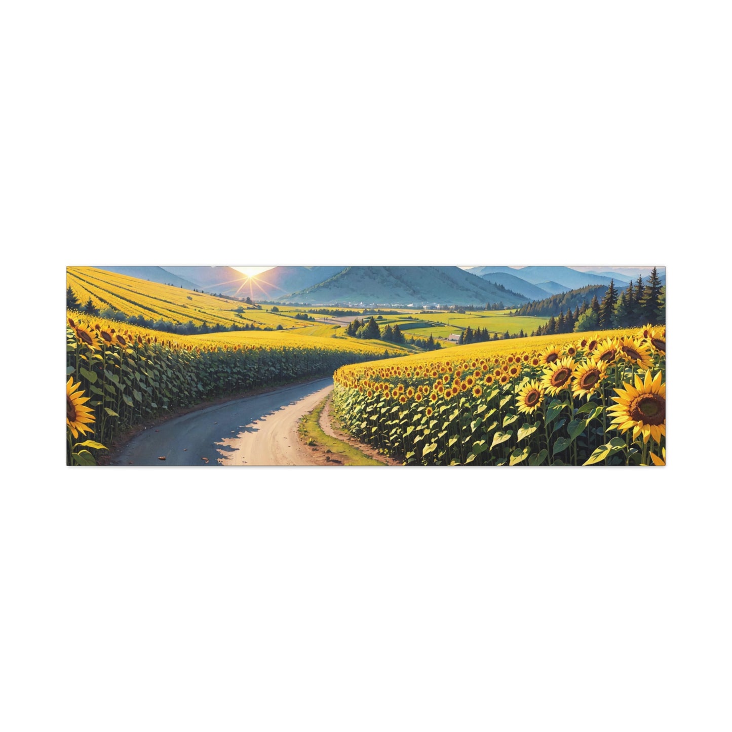 SunflowerAI Gen Matte Canvas, Stretched, 1.25"