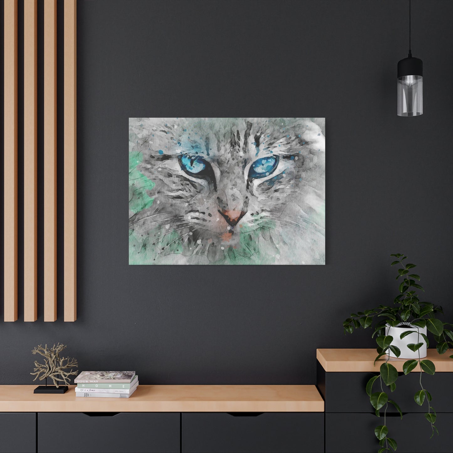 CAT Matte Canvas, Stretched, 1.25"