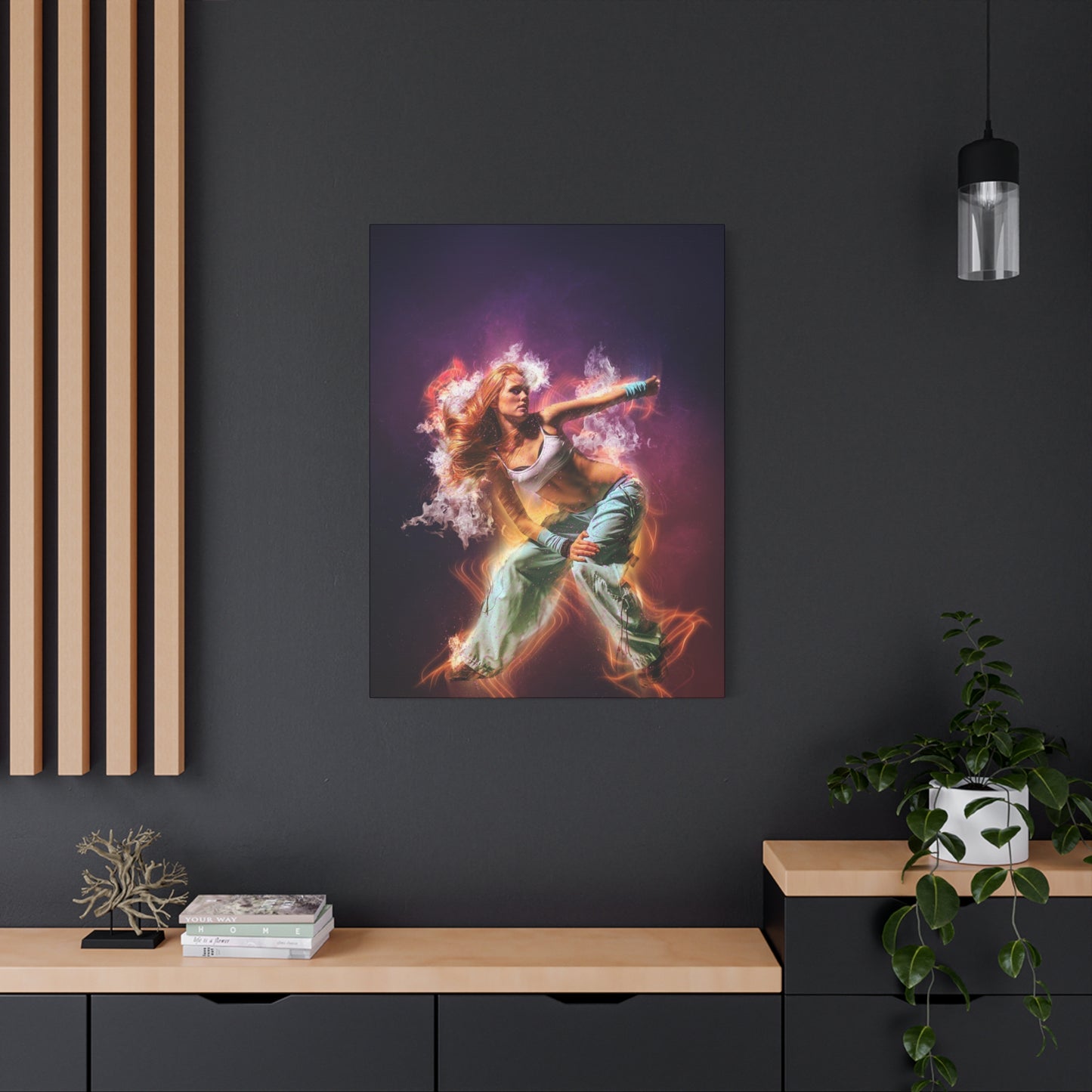 Dancing Woman Matte Canvas, Stretched, 1.25"