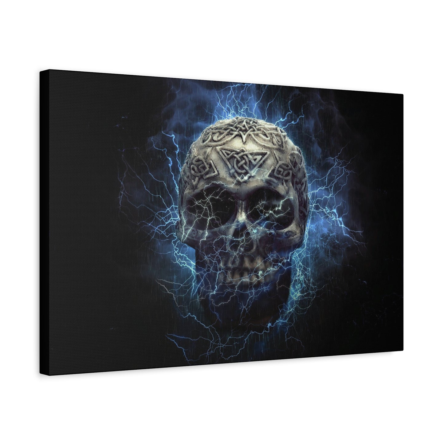 Skull Matte Canvas, Stretched, 1.25"