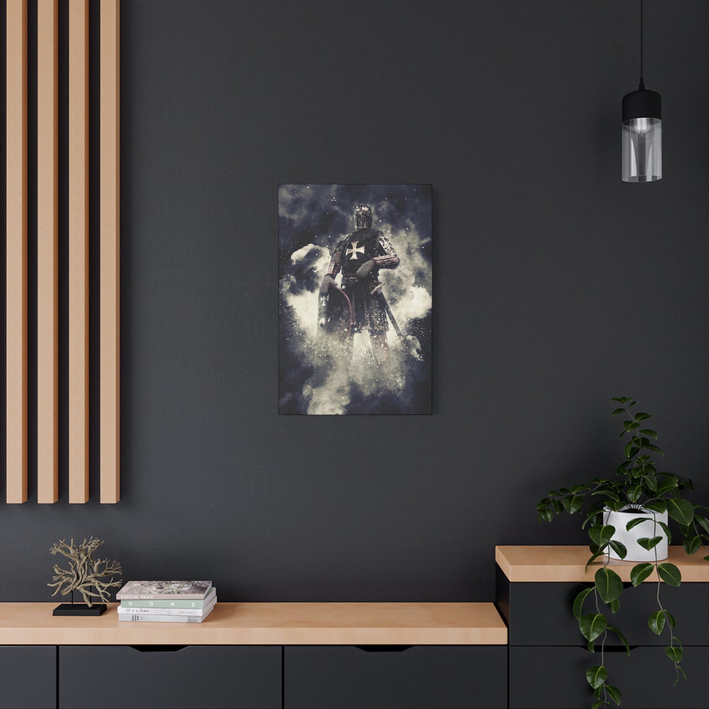 Knight Crusader Matte Canvas, Stretched, 1.25"