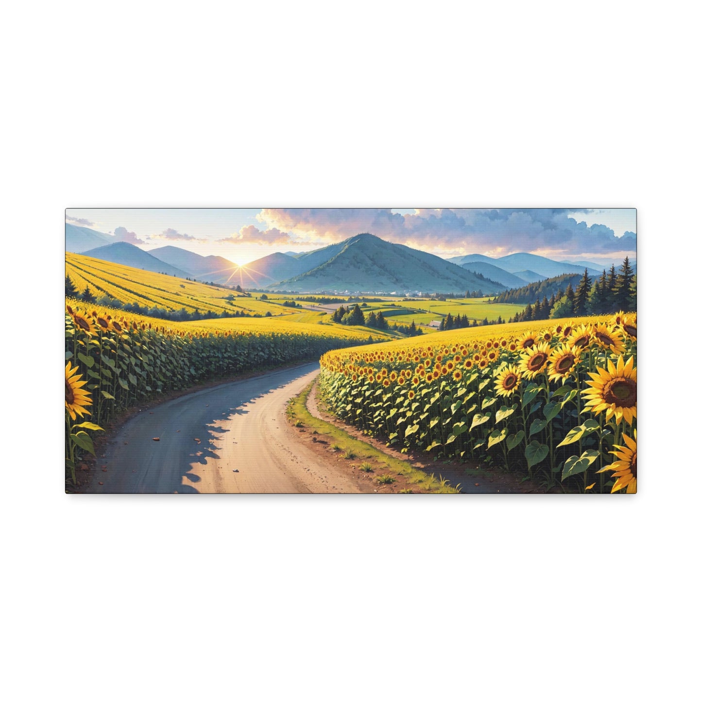 SunflowerAI Gen Matte Canvas, Stretched, 1.25"