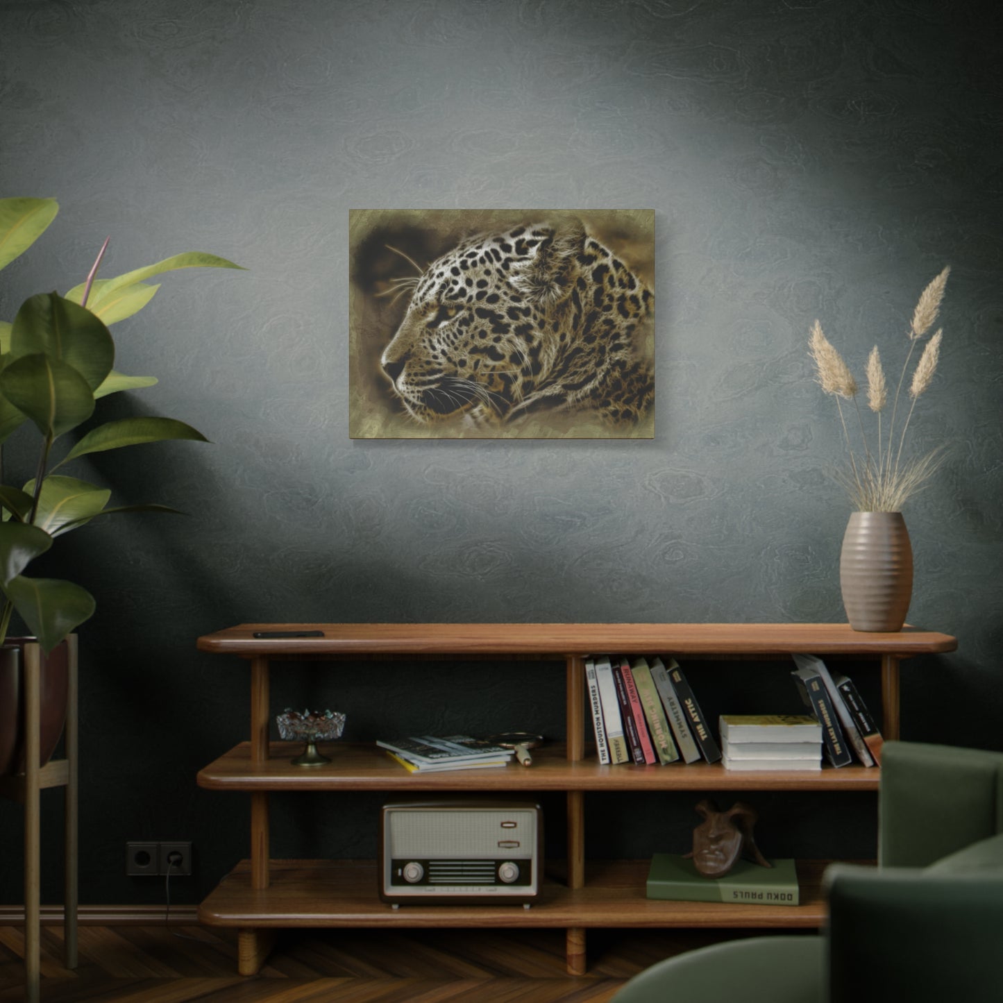 Jaguar Matte Canvas, Stretched, 1.25"