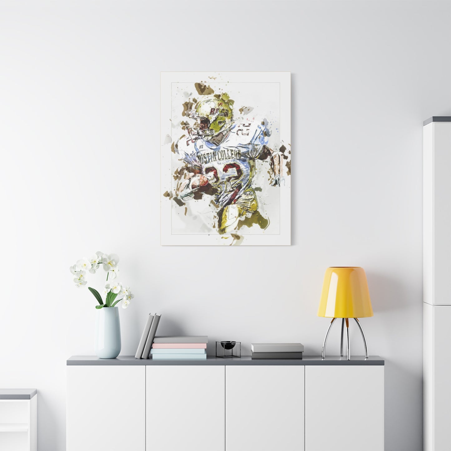 Football Matte Canvas, Stretched, 1.25"