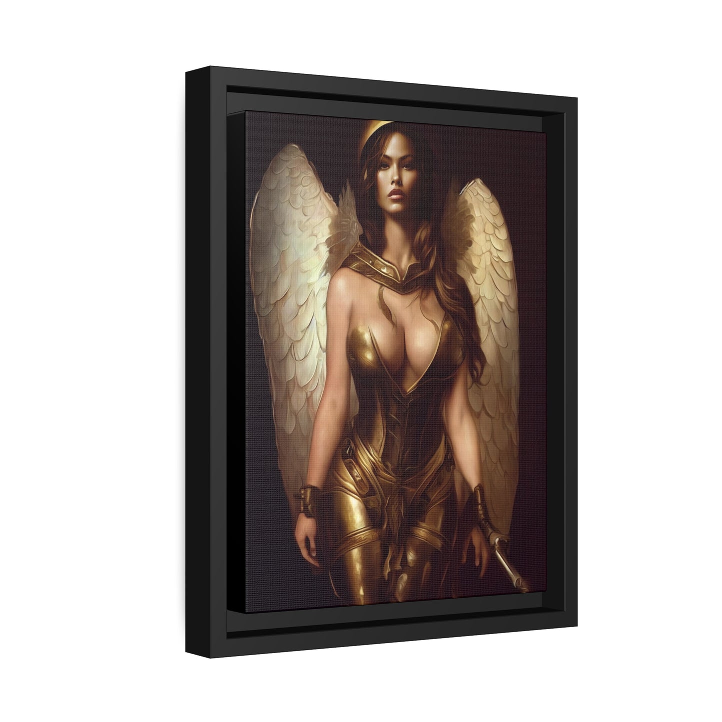 Goddess Matte Canvas, Black Frame